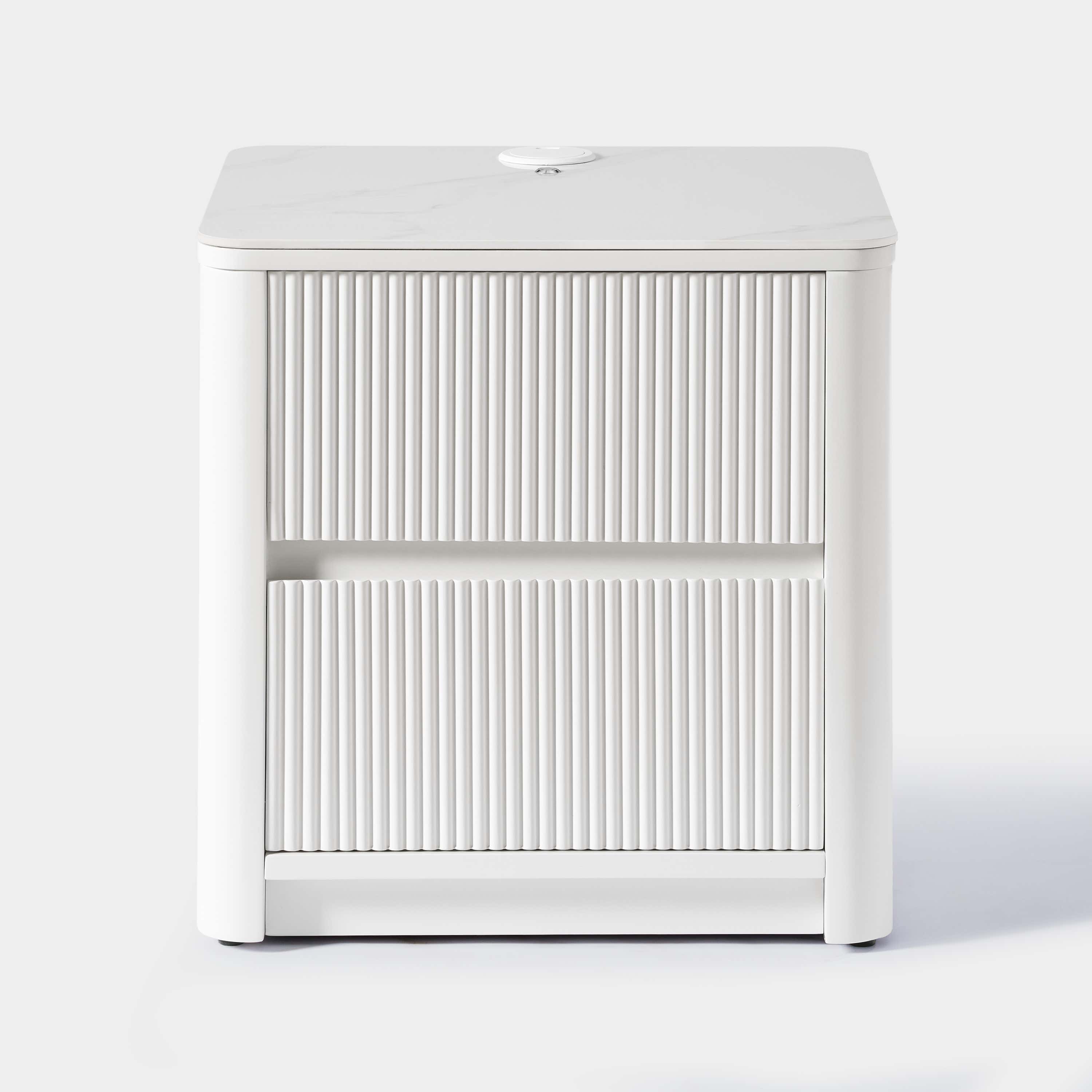 Celia Burnt Stone Nightstand 20"