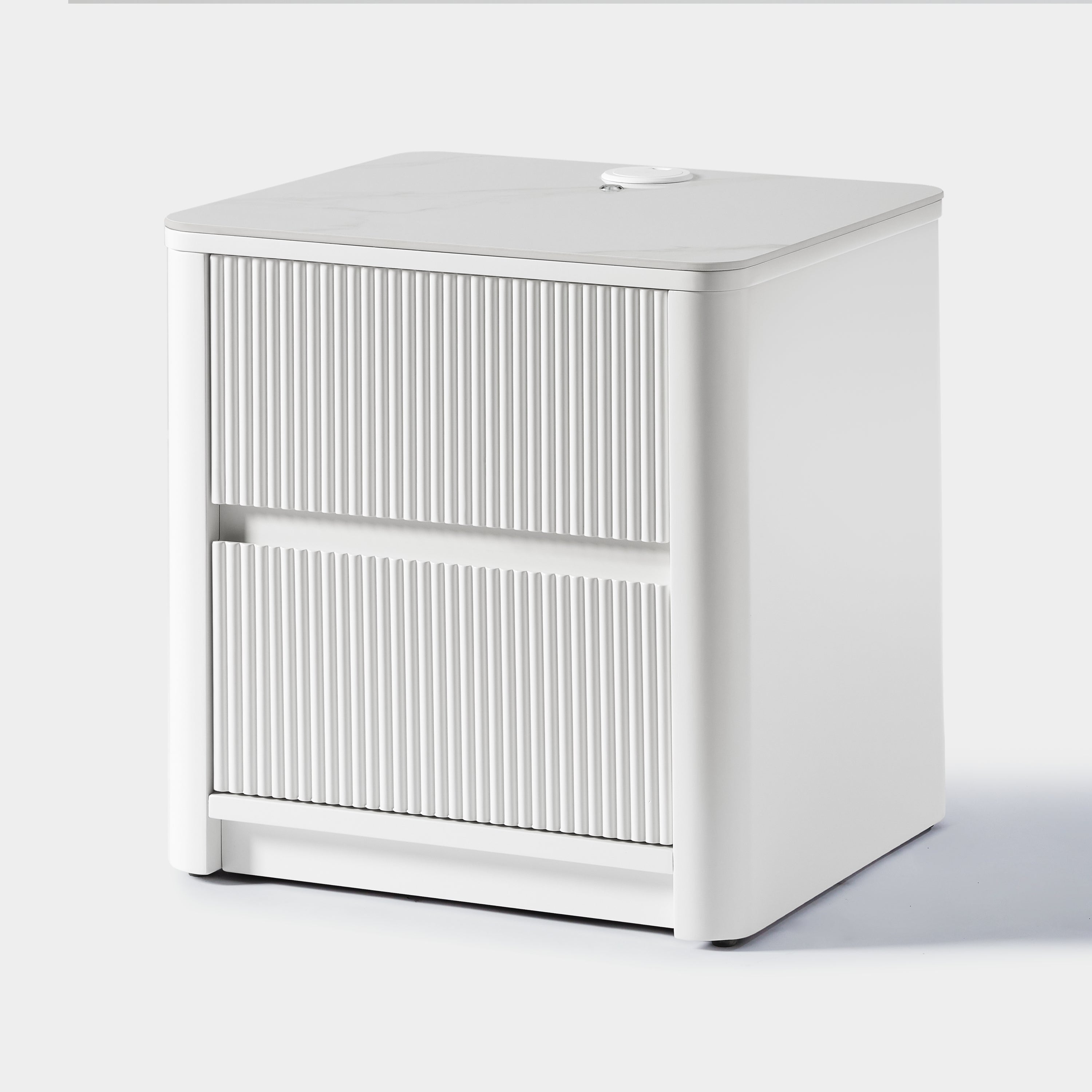 Celia Burnt Stone Nightstand 20"