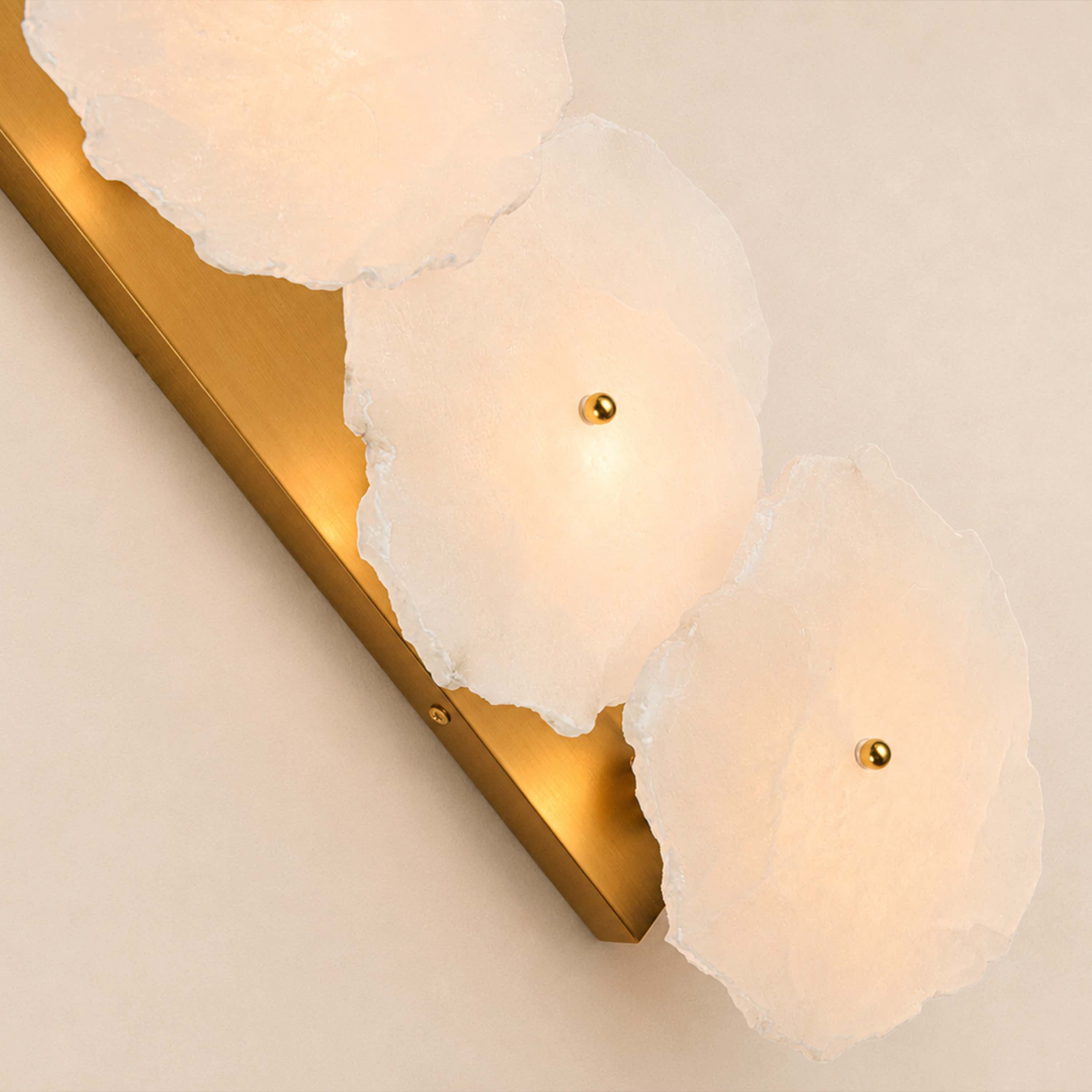 Moira Alabaster 4 Lights Wall Sconce