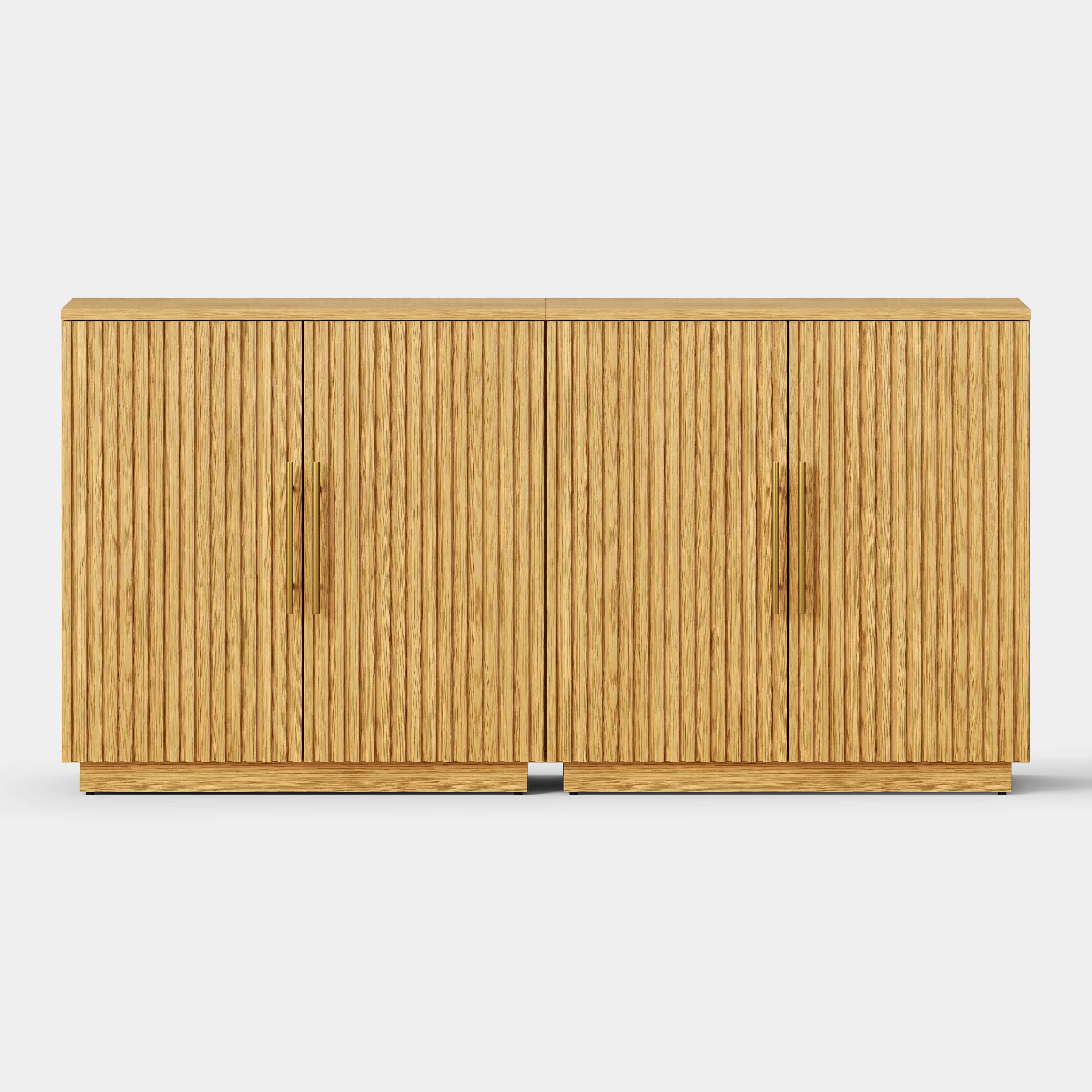 Holt 63″ Solid Oak Console(Set of 2)