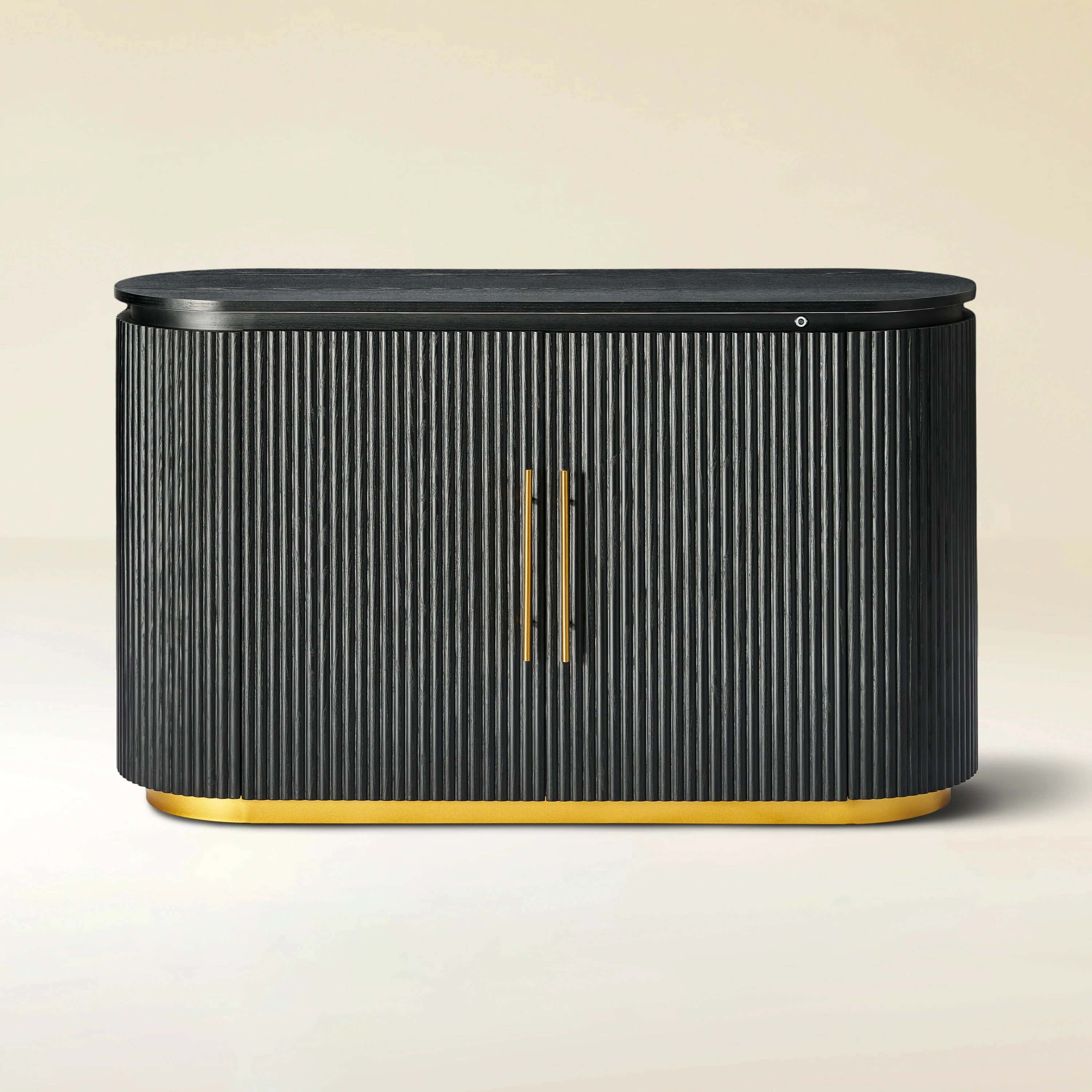 Holton Oak Media Console And Sideboard Set