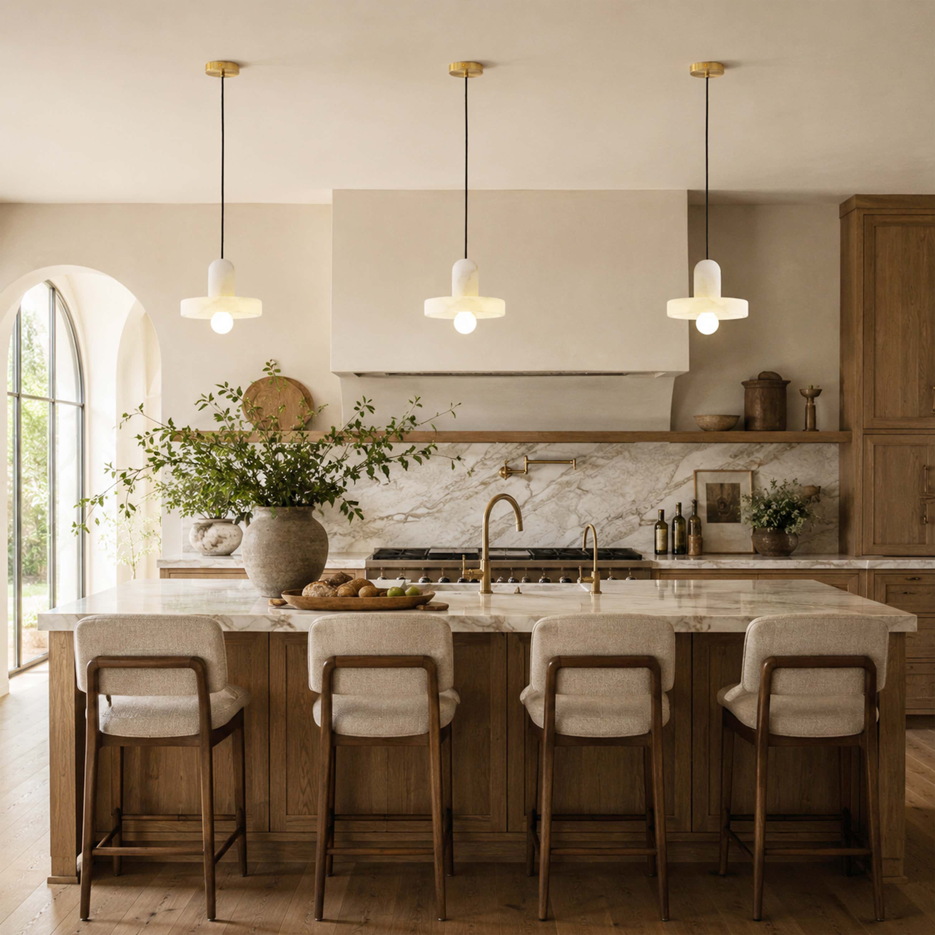 Carrano Alabaster Pendant