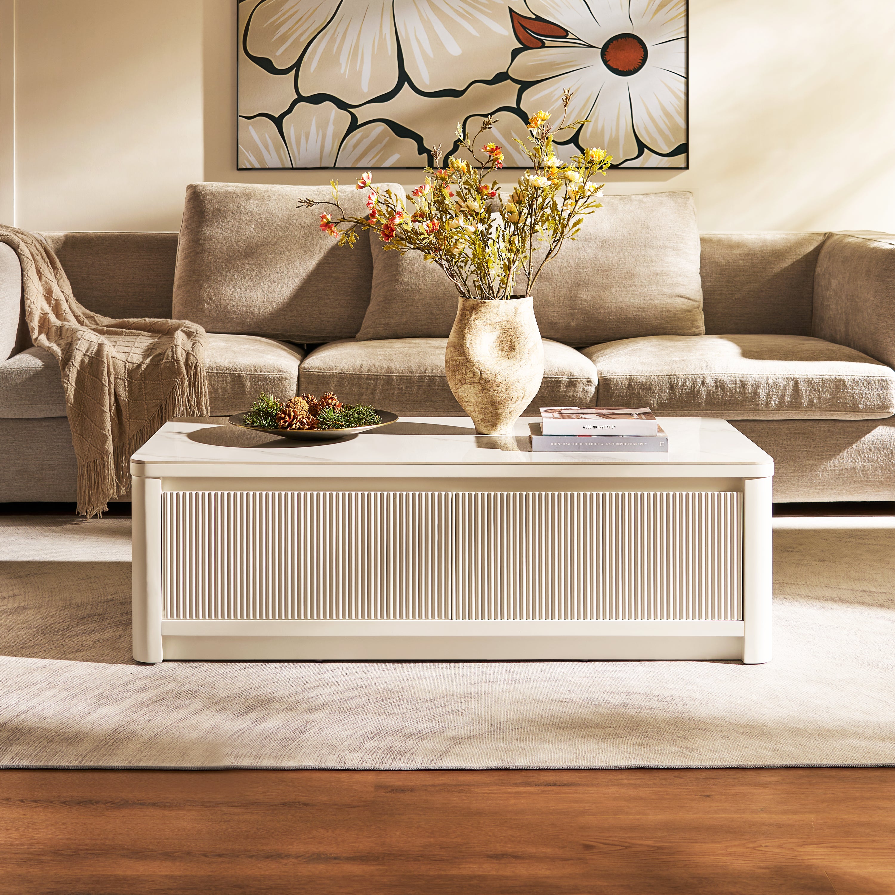 Celia Oak Coffee Table