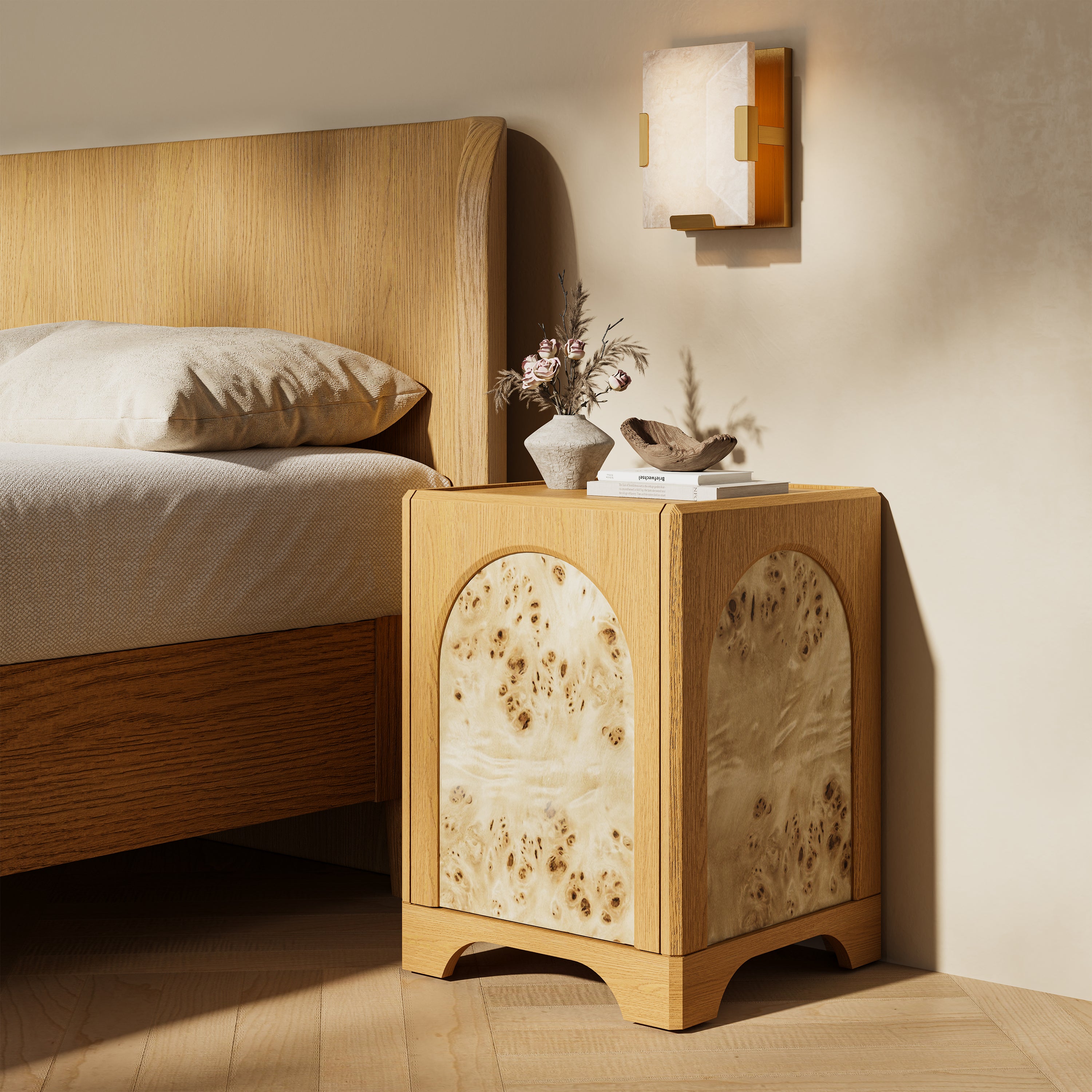 Aurora Oak Side Table