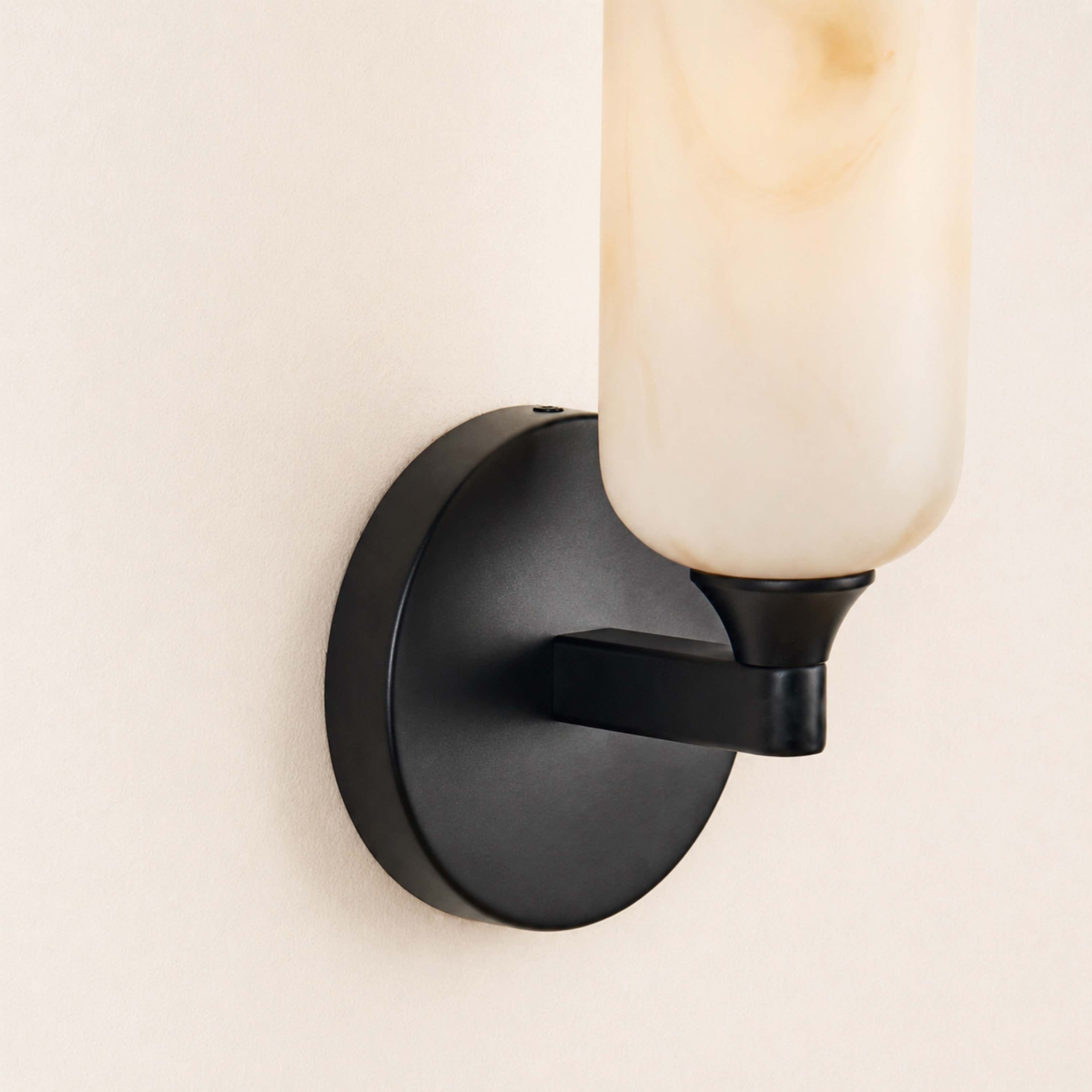 Axis Resin Alabaster Texture Wall Sconce 12"H