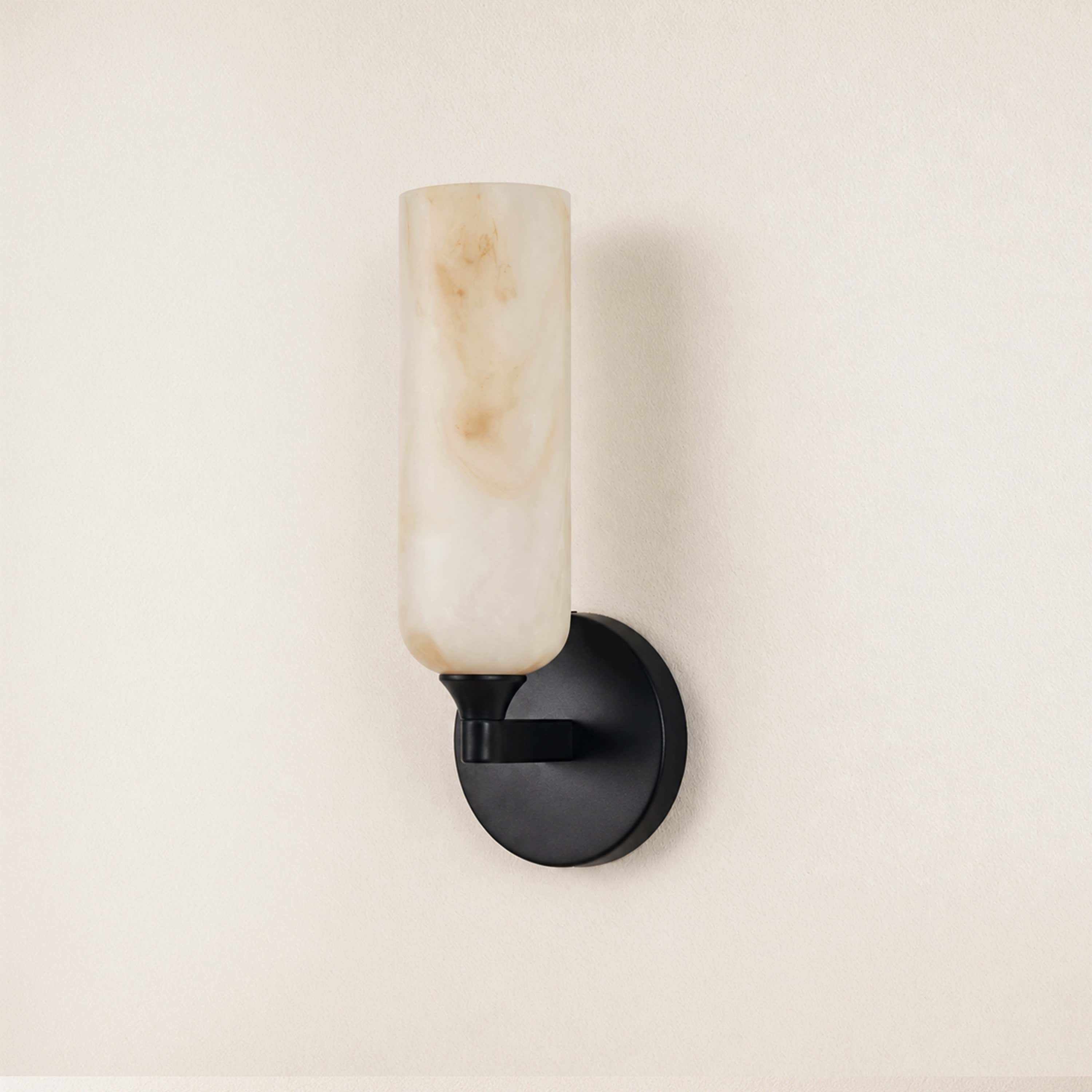 Axis Resin Alabaster Texture Wall Sconce 12"H