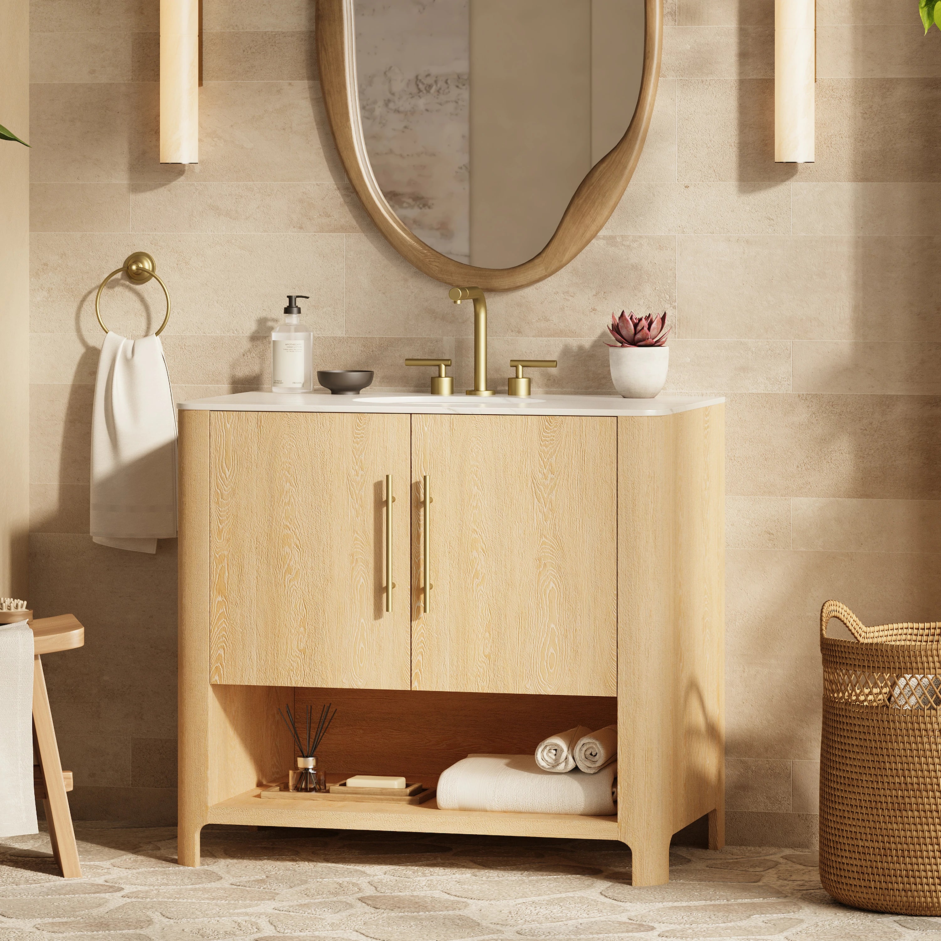 Jude Bathroom Vanity 92cm W