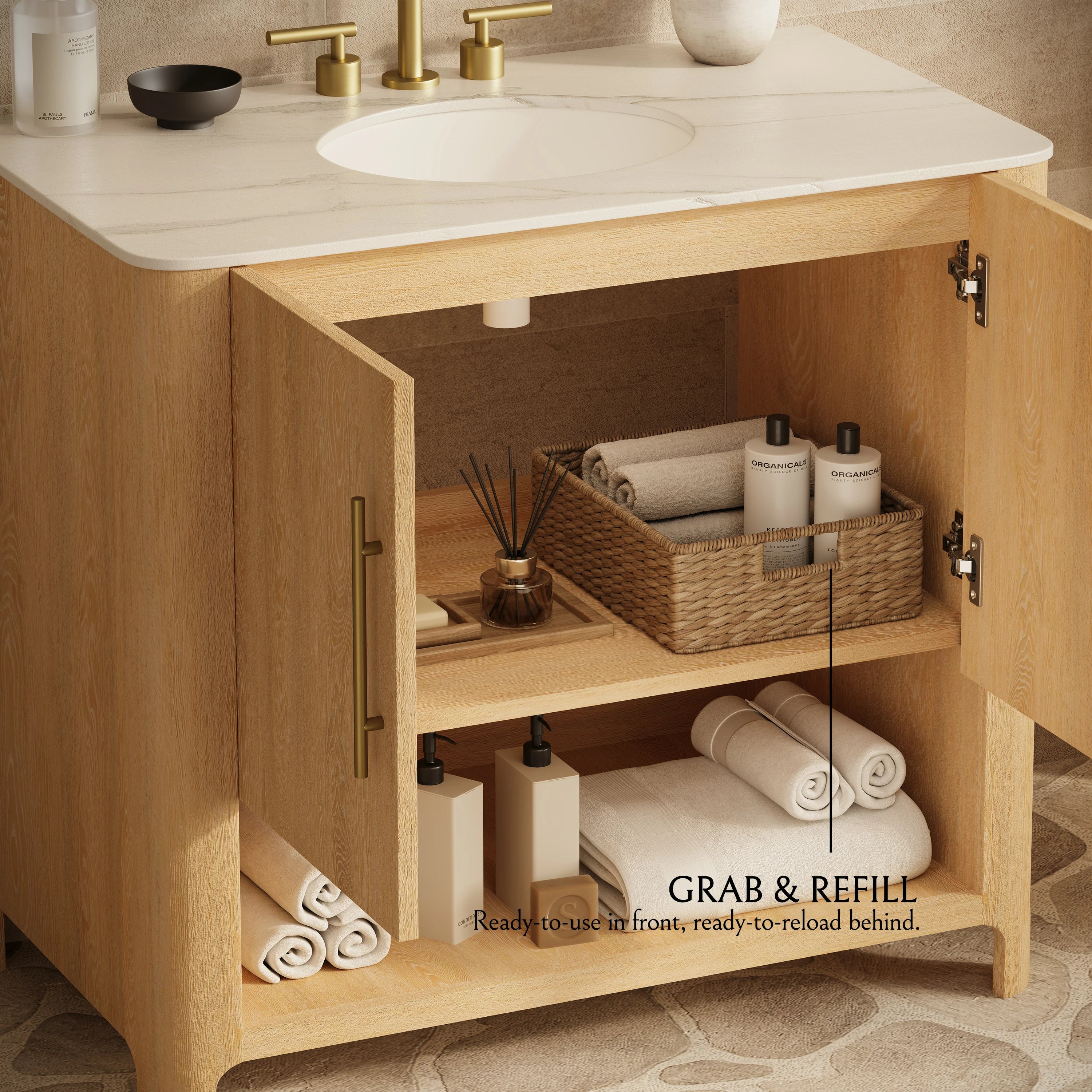 Jude Bathroom Vanity 36"W