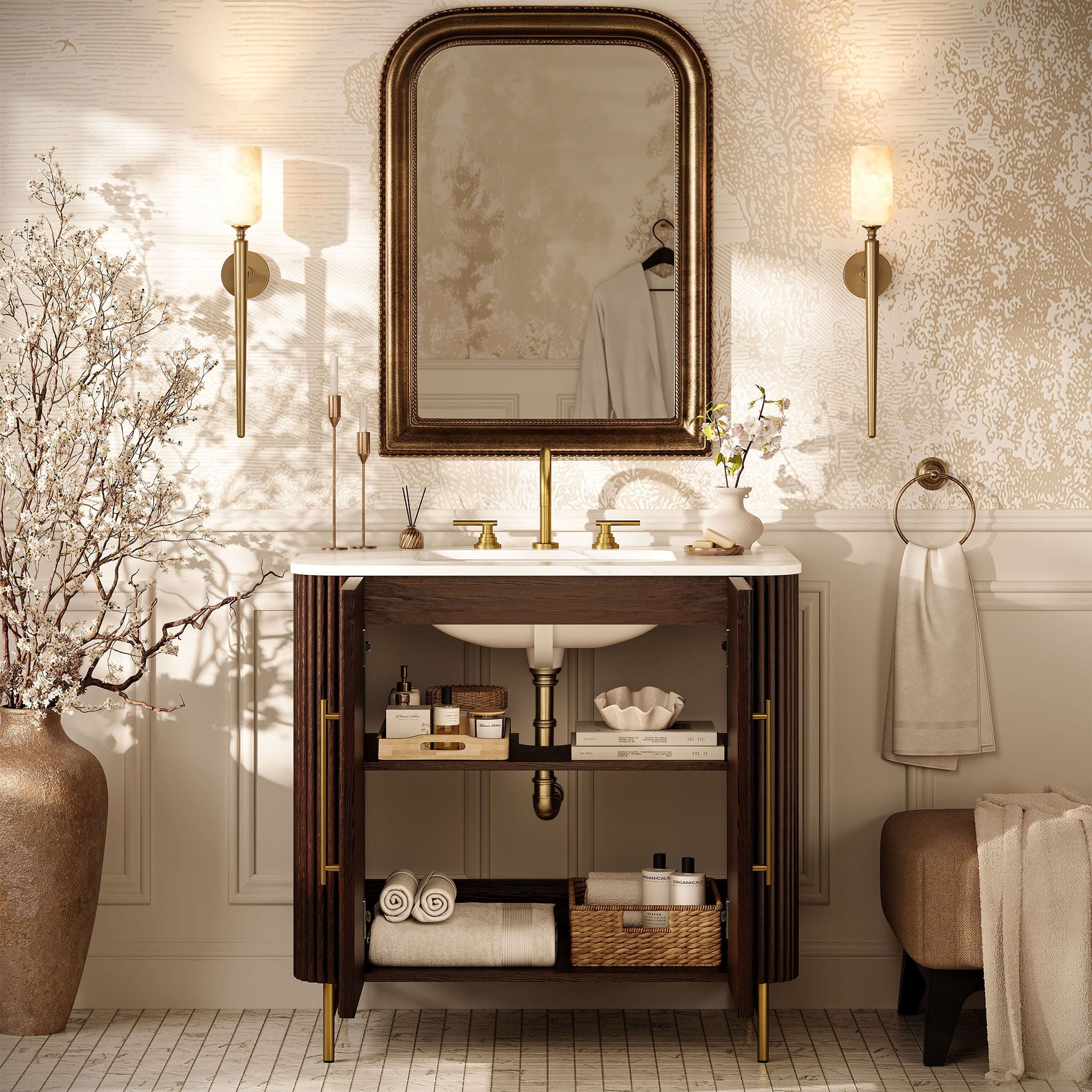 Riley Bathroom Vanity 36"W