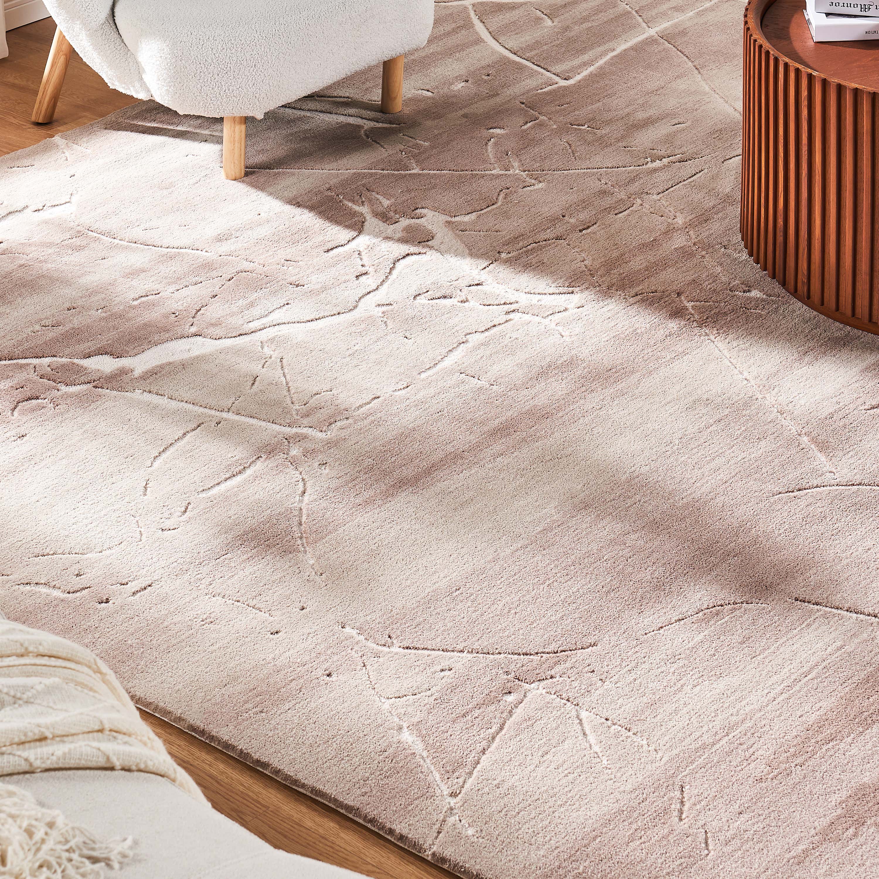 Caspian Marble Wool-Blend Rug