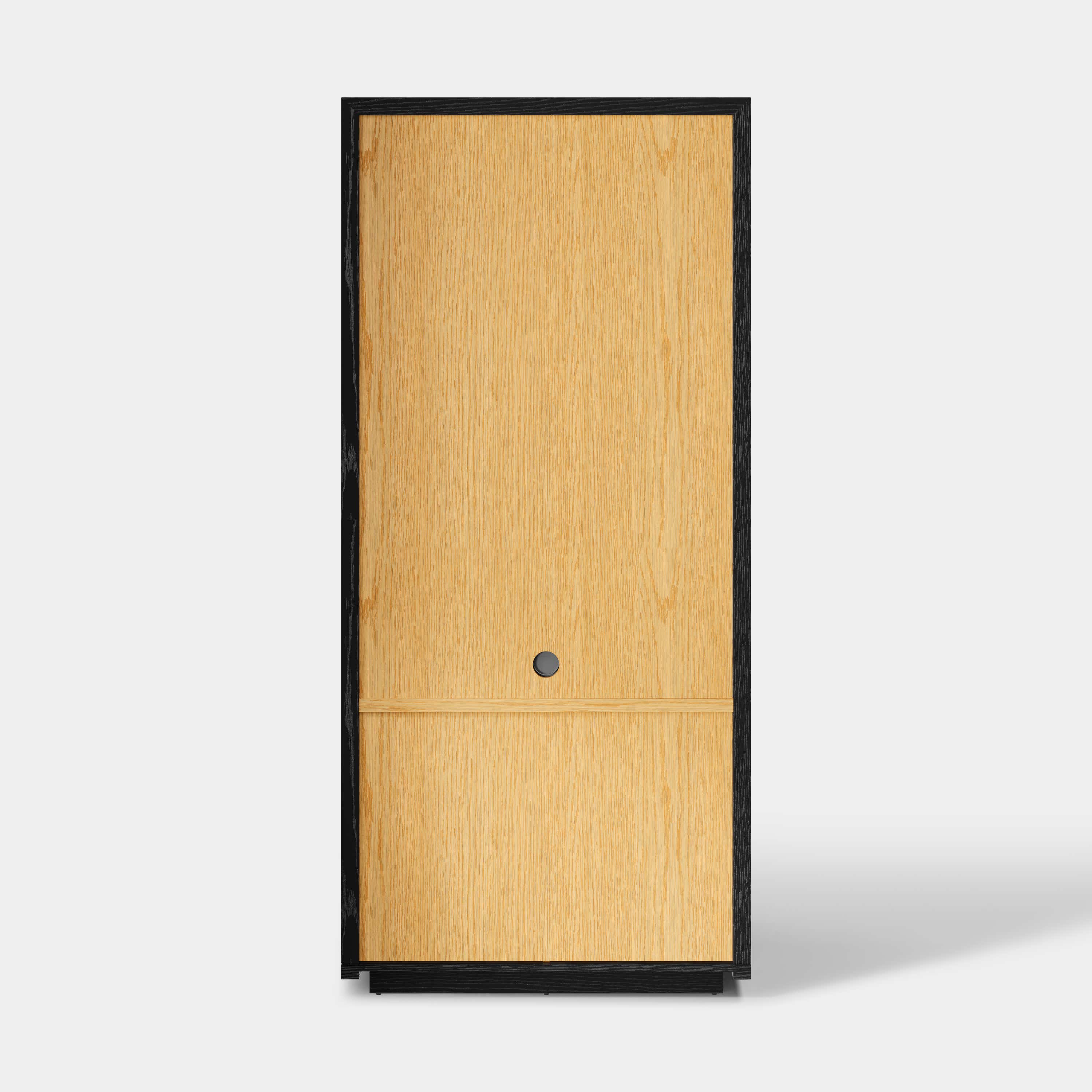 Aurae Arched Bookcase with Cabinet 80"H