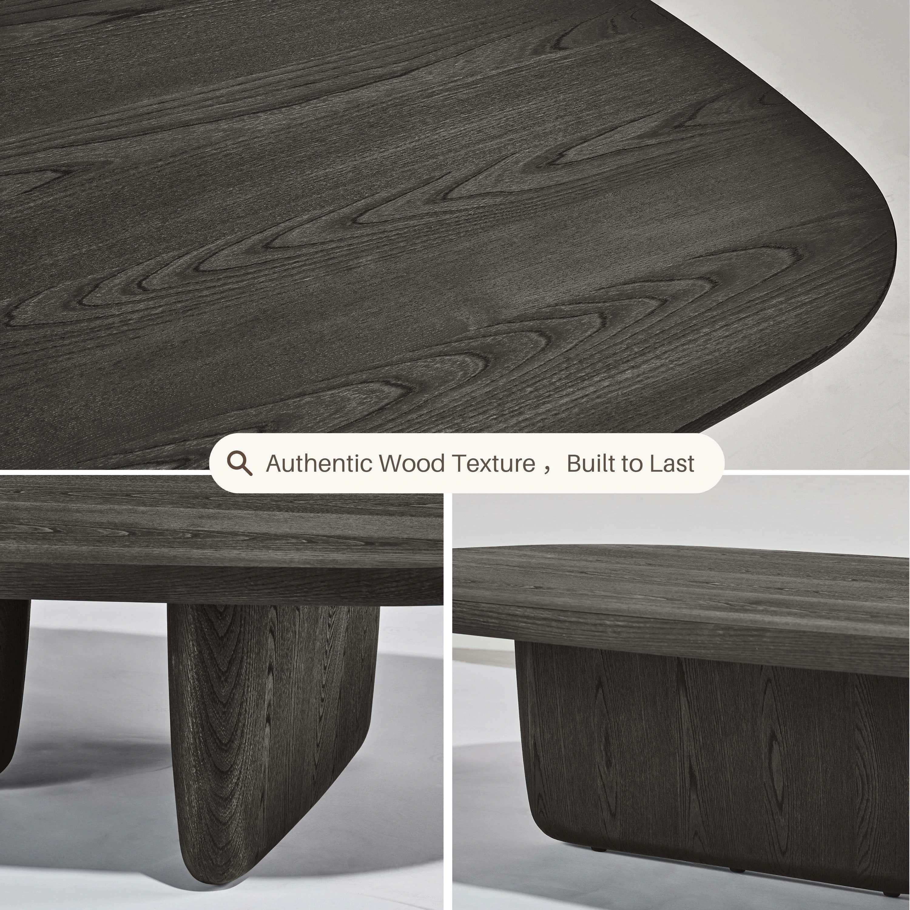 Orbit Elm Rectangular Coffee Table 57"