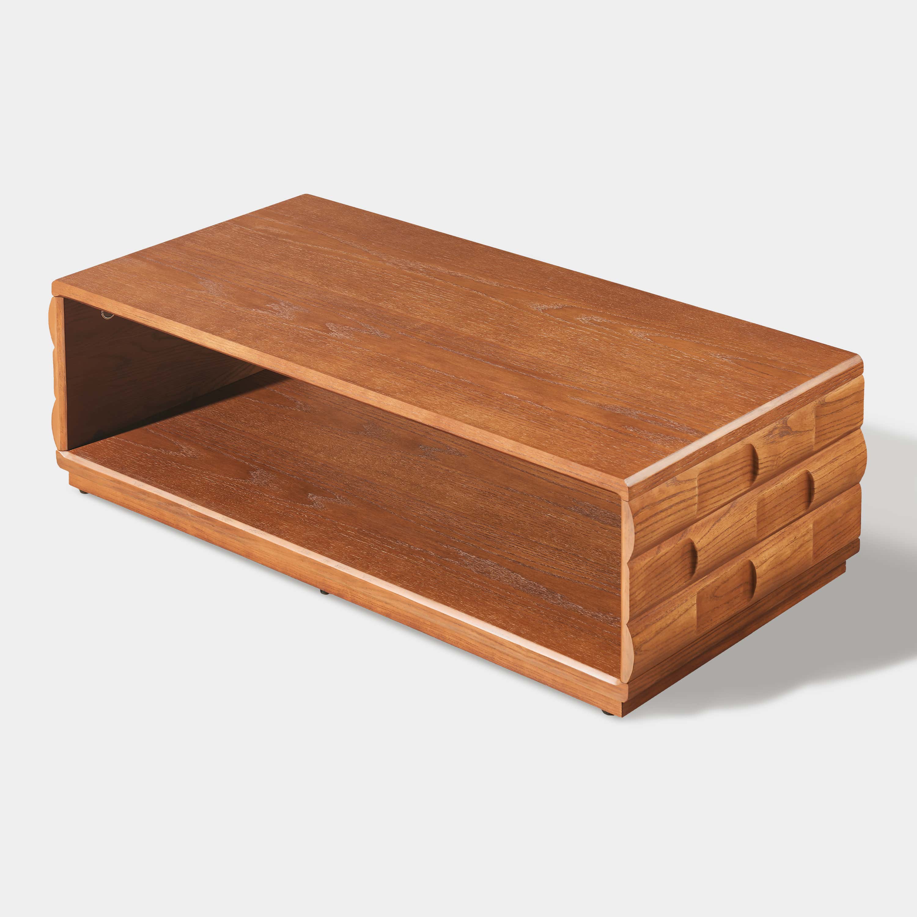 Terra Cube Emboss Coffee Table 46”