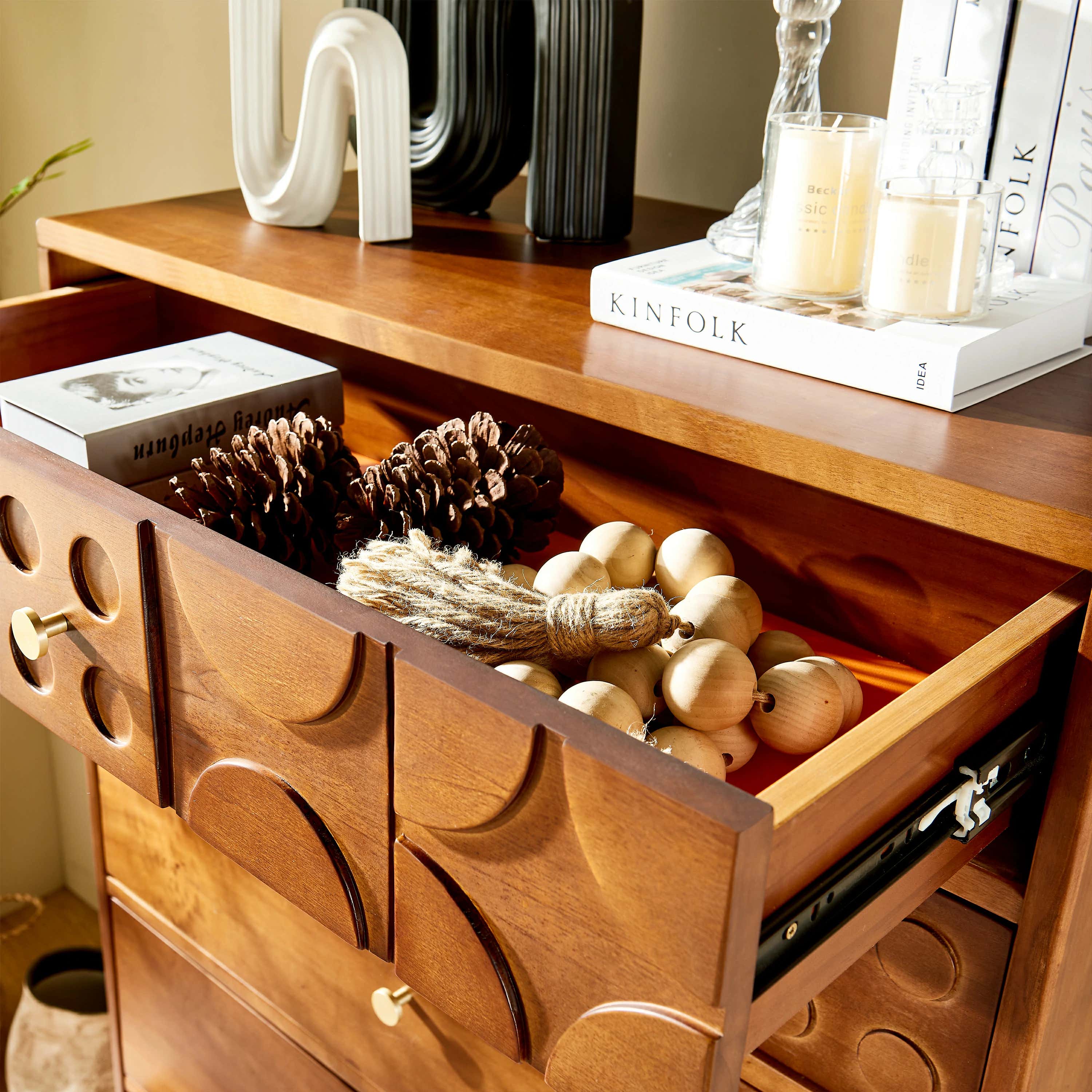 Rive Gauche Oak Drawer 31"W