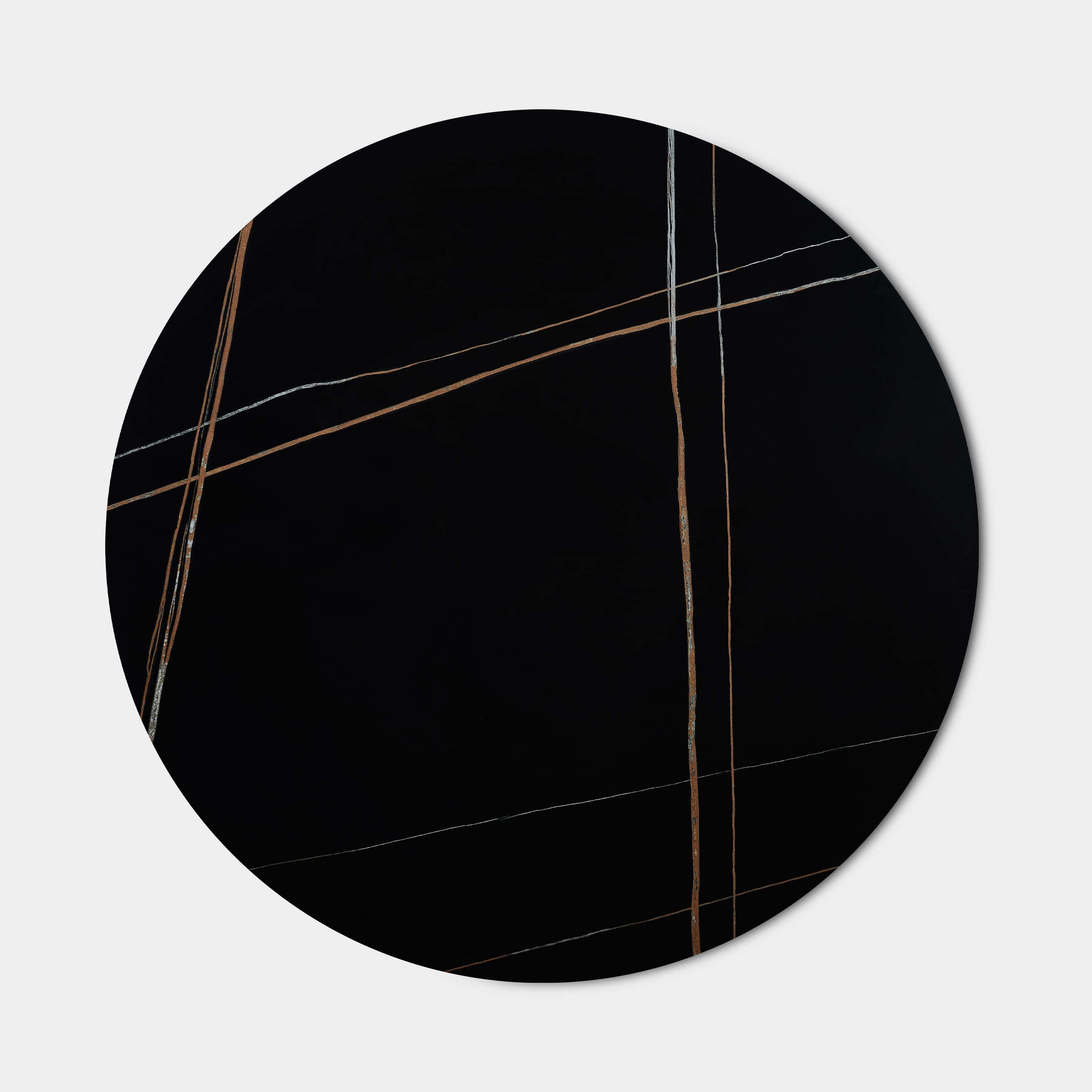 Lyra Sintered Stone Round Dining Table 59"