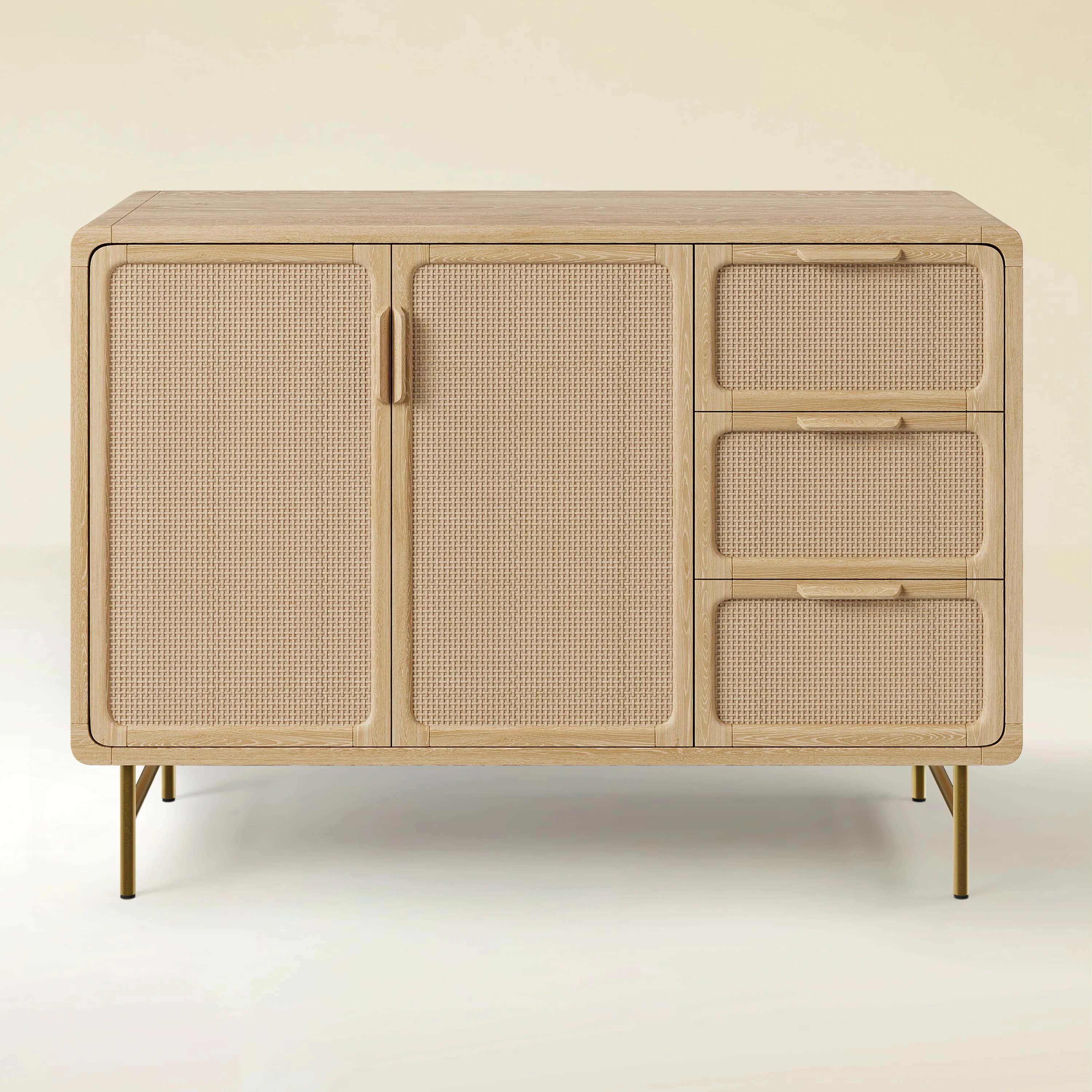 Ventura Rattan Sideboard 50"W