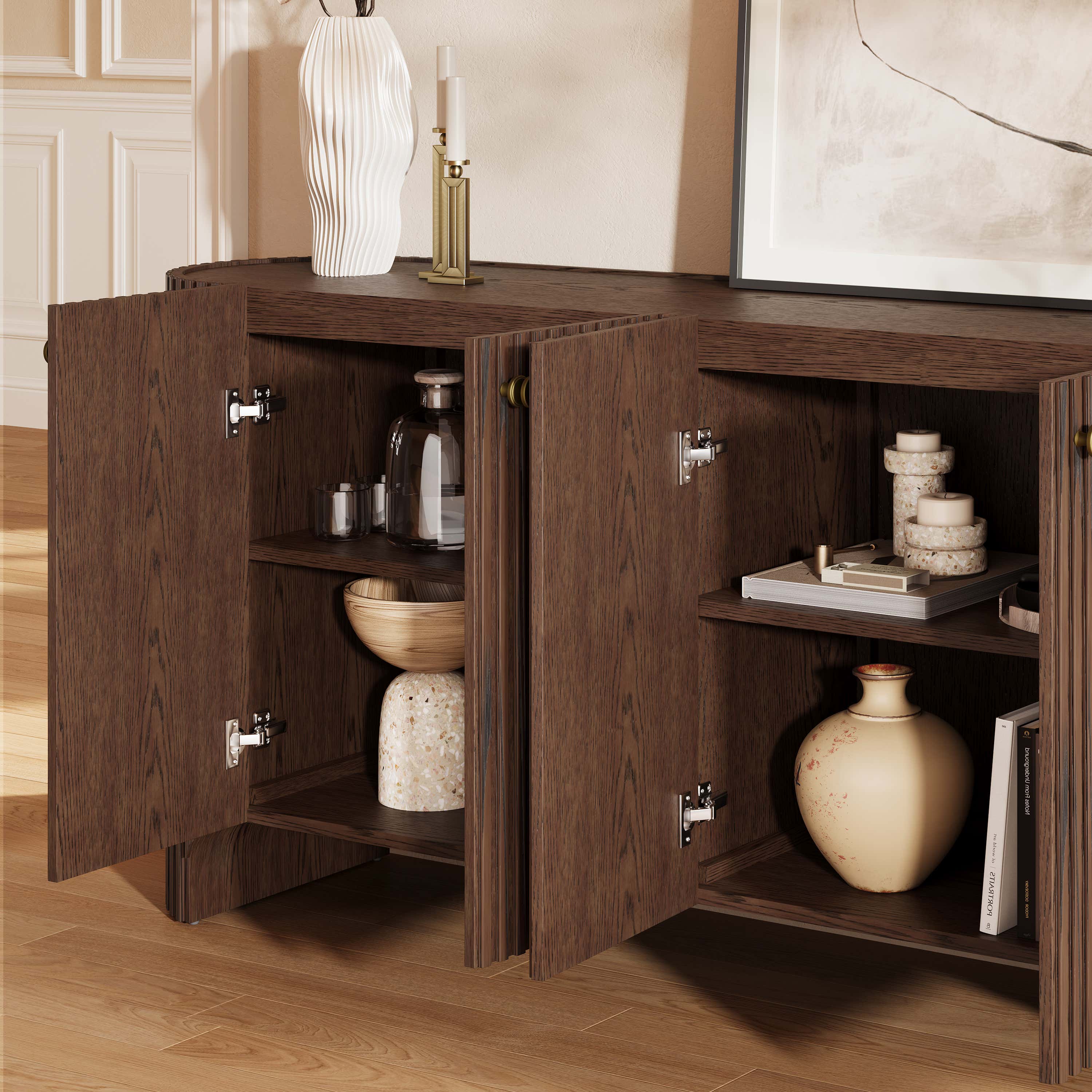 Marais Oak Sideboard 72" W
