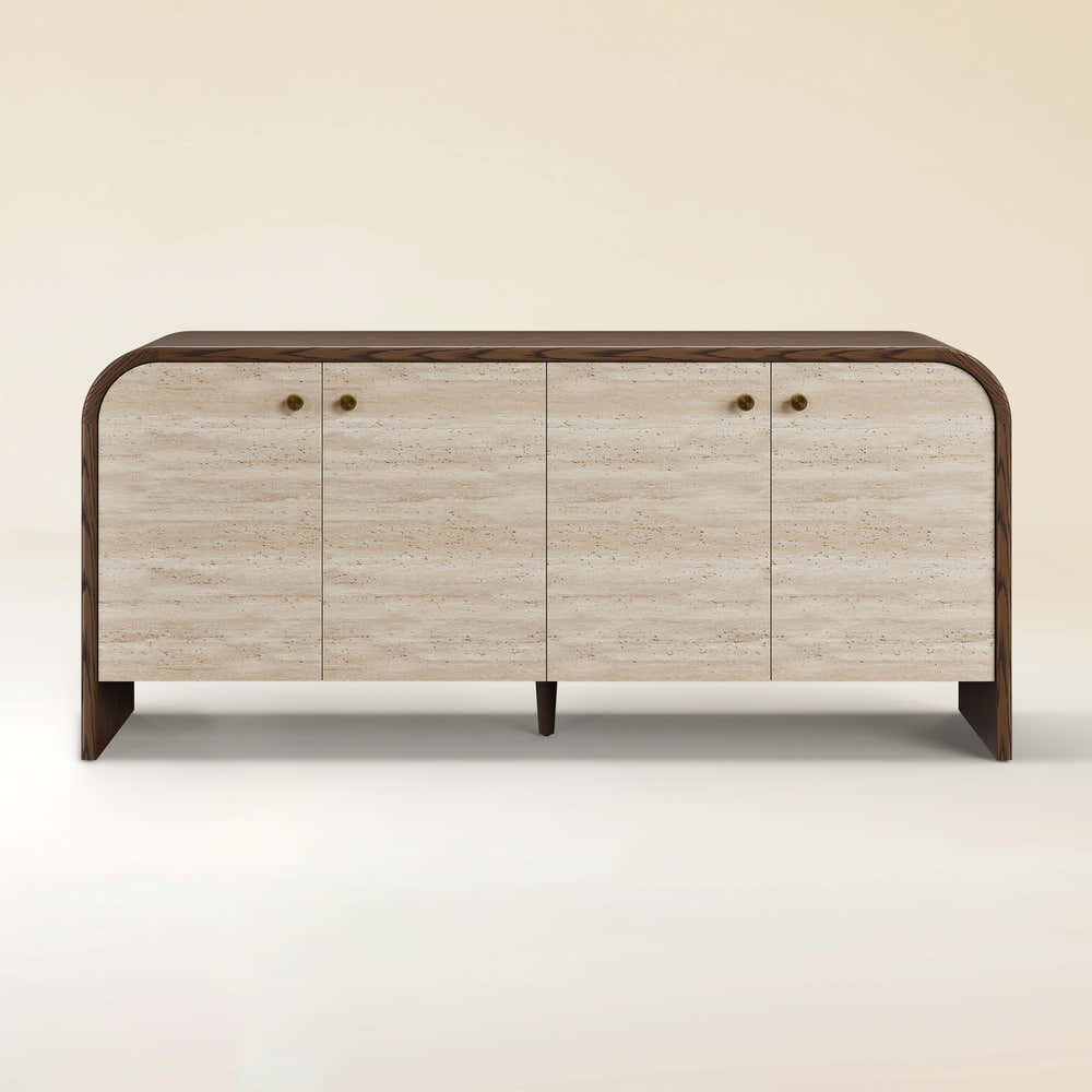 Tivoli Truffle Oak Sideboard 71"W