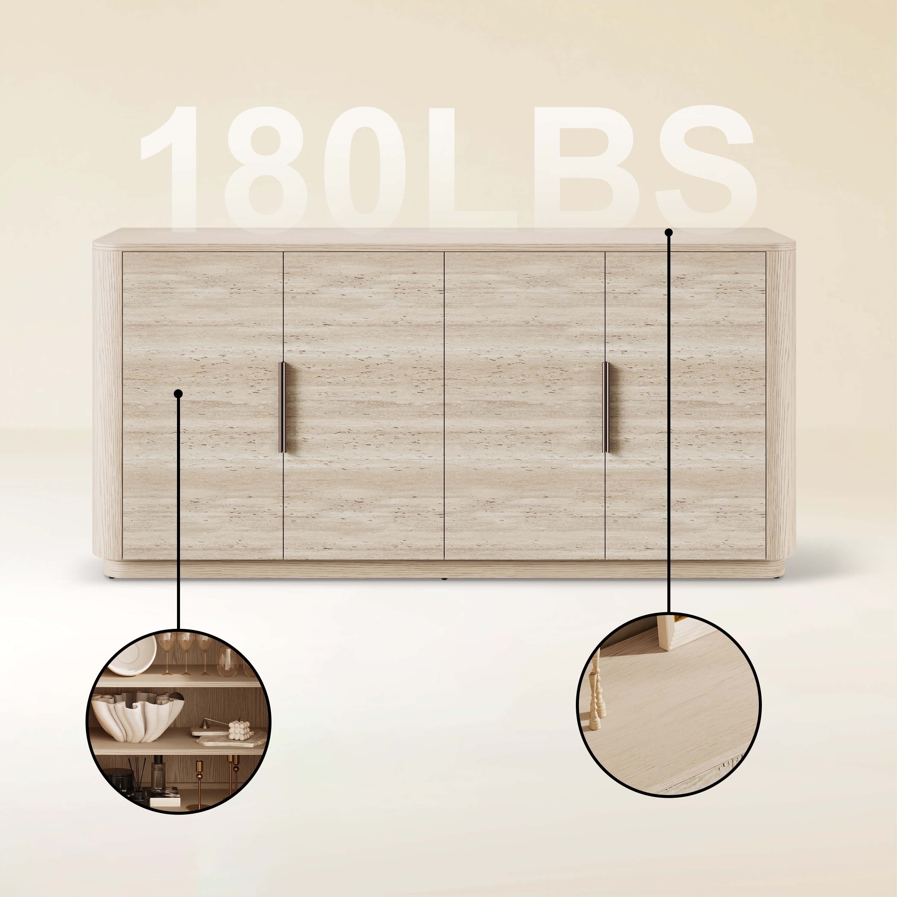 Tivoli Sideboard 63"W