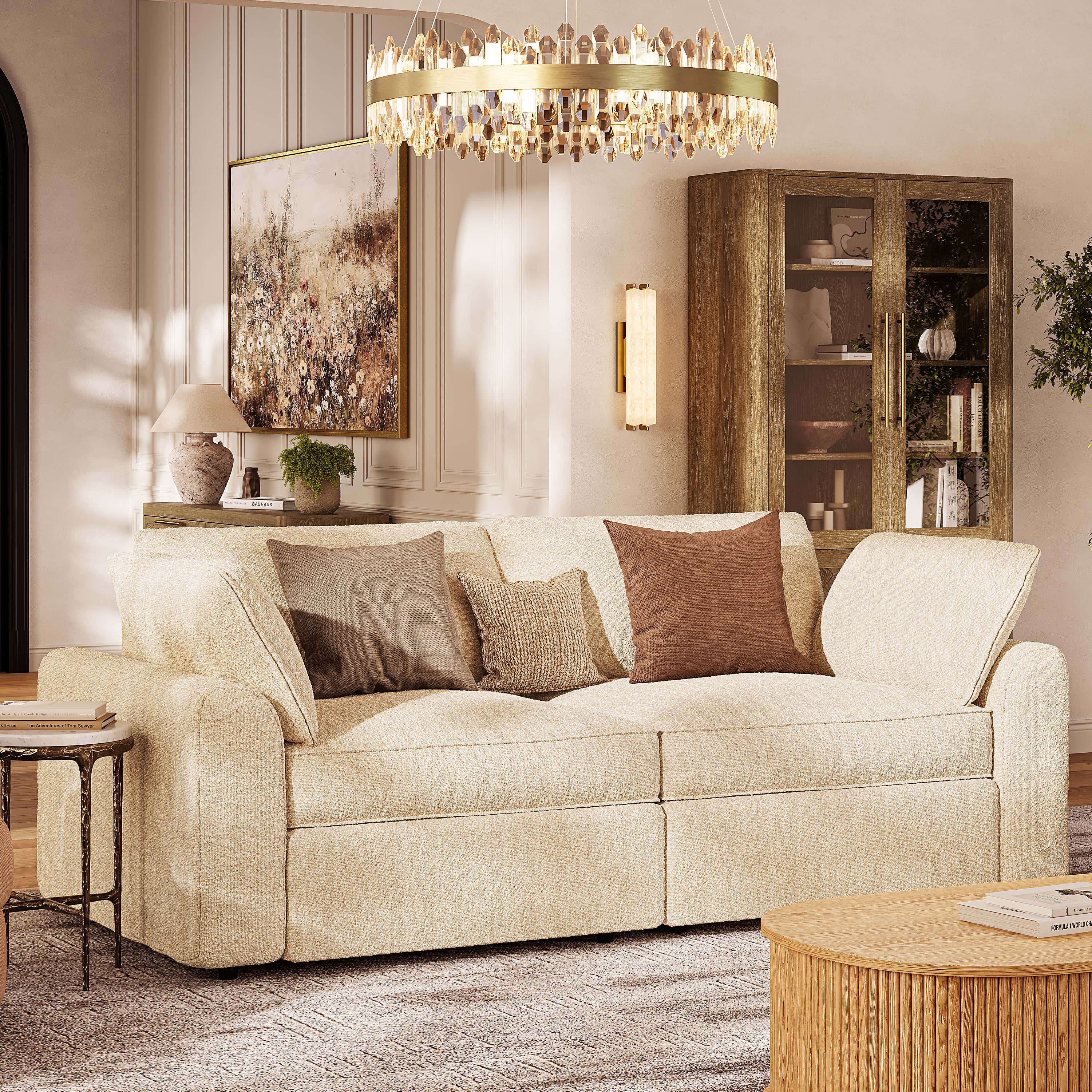 Alpine Modular Sectional Sofa (2-Seat)