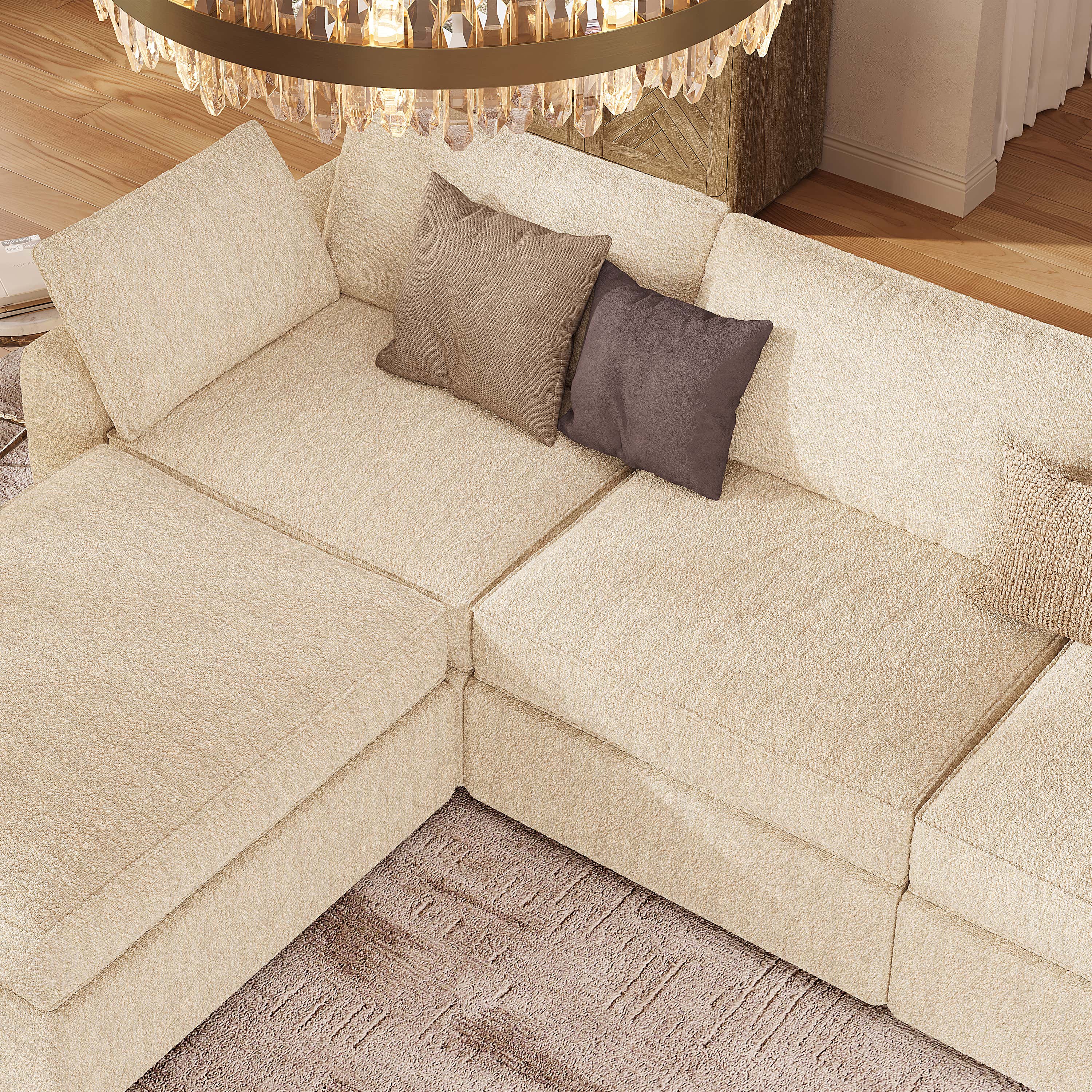 Alpine Modular Sectional Sofa (Corner Unit)