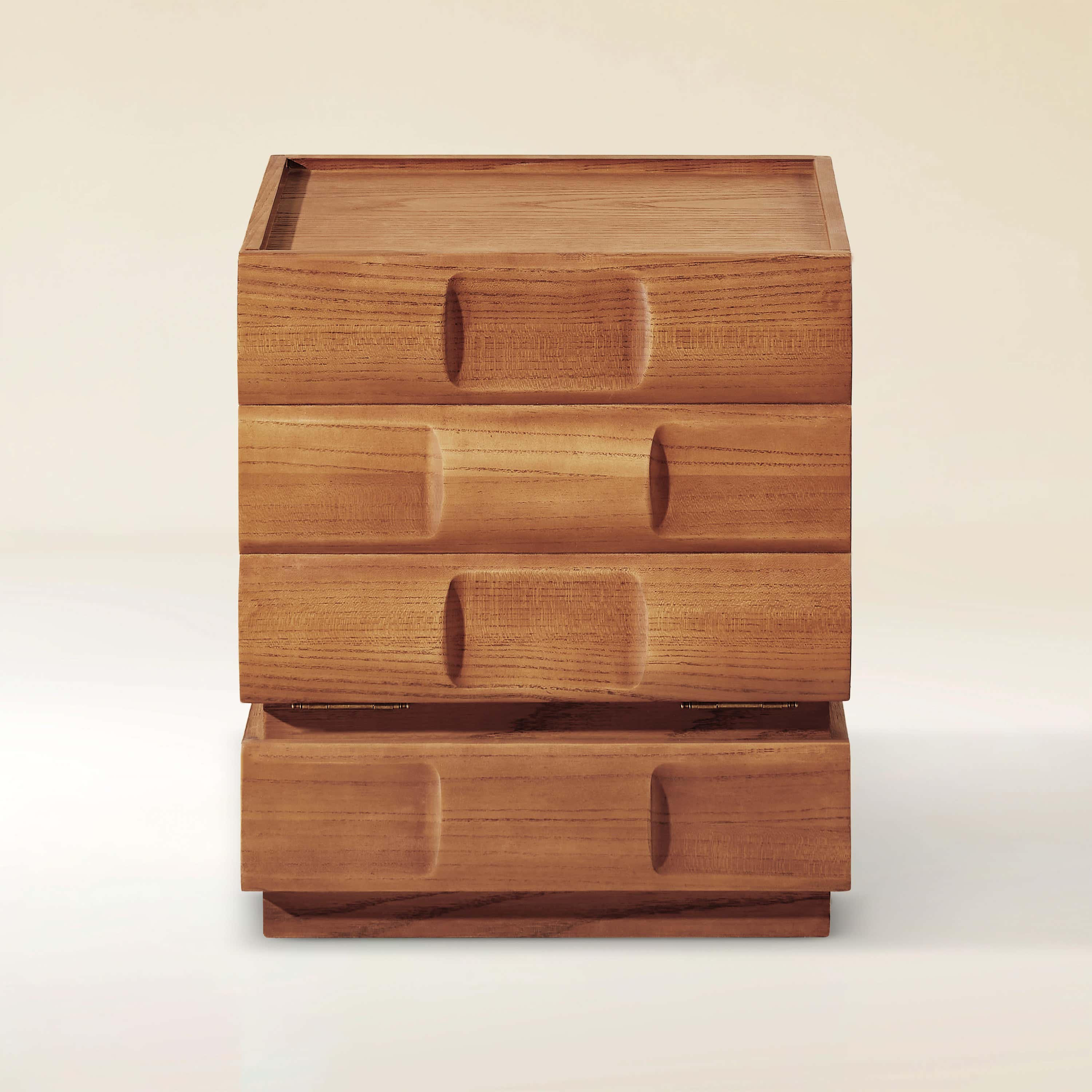 Terra Cube Emboss Nightstand 18”