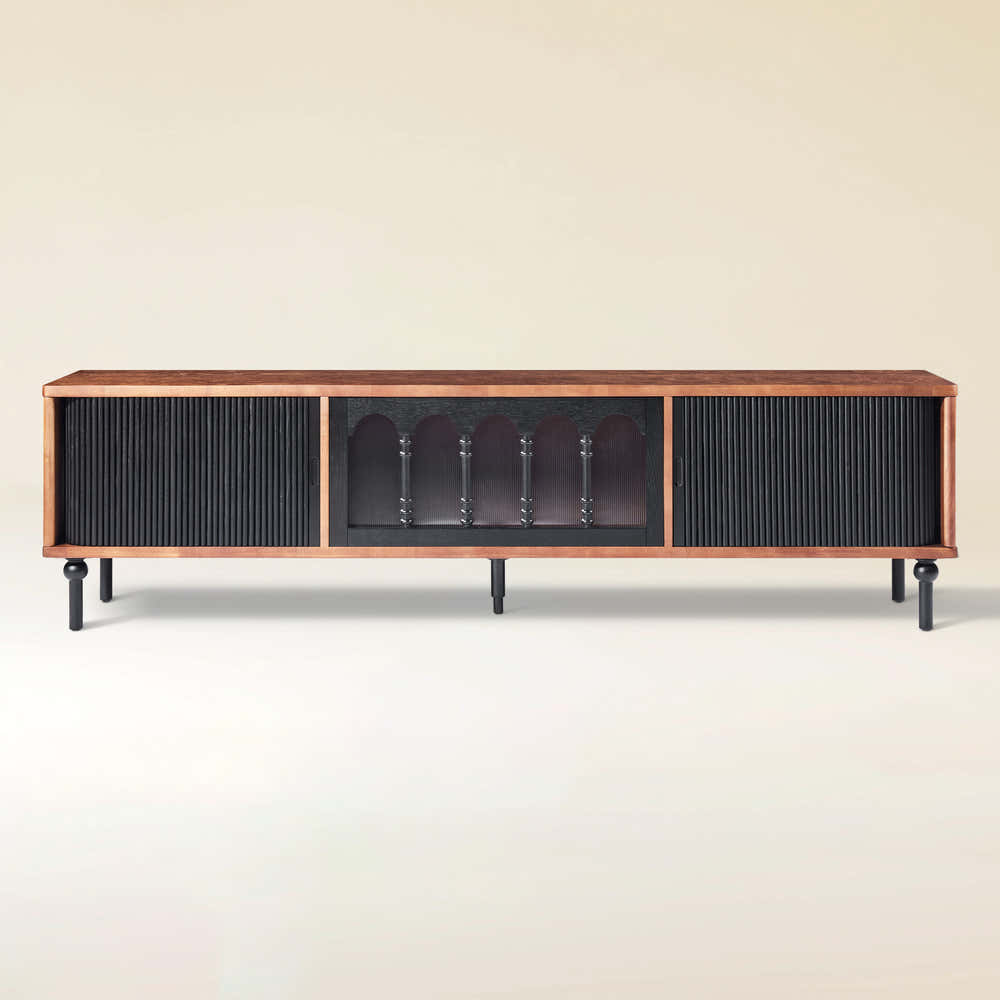 Marais Oak Media Console 78"