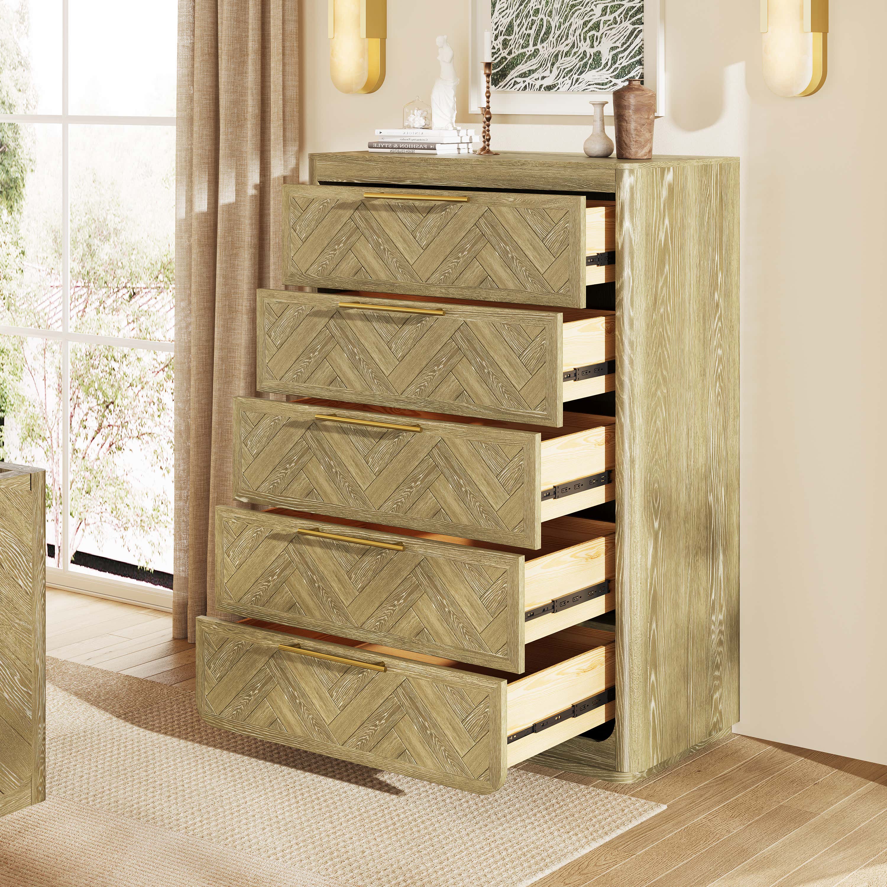 Ridgemont 5-Drawer Chest 36" W