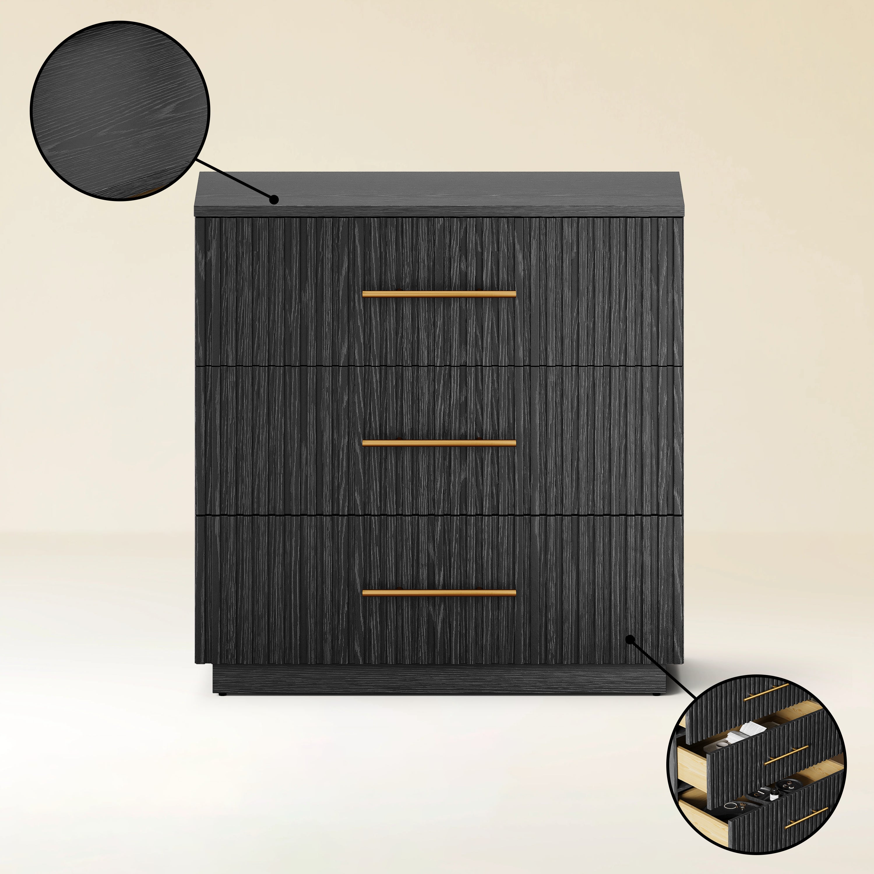 Holt 32" Oak Drawer Chest