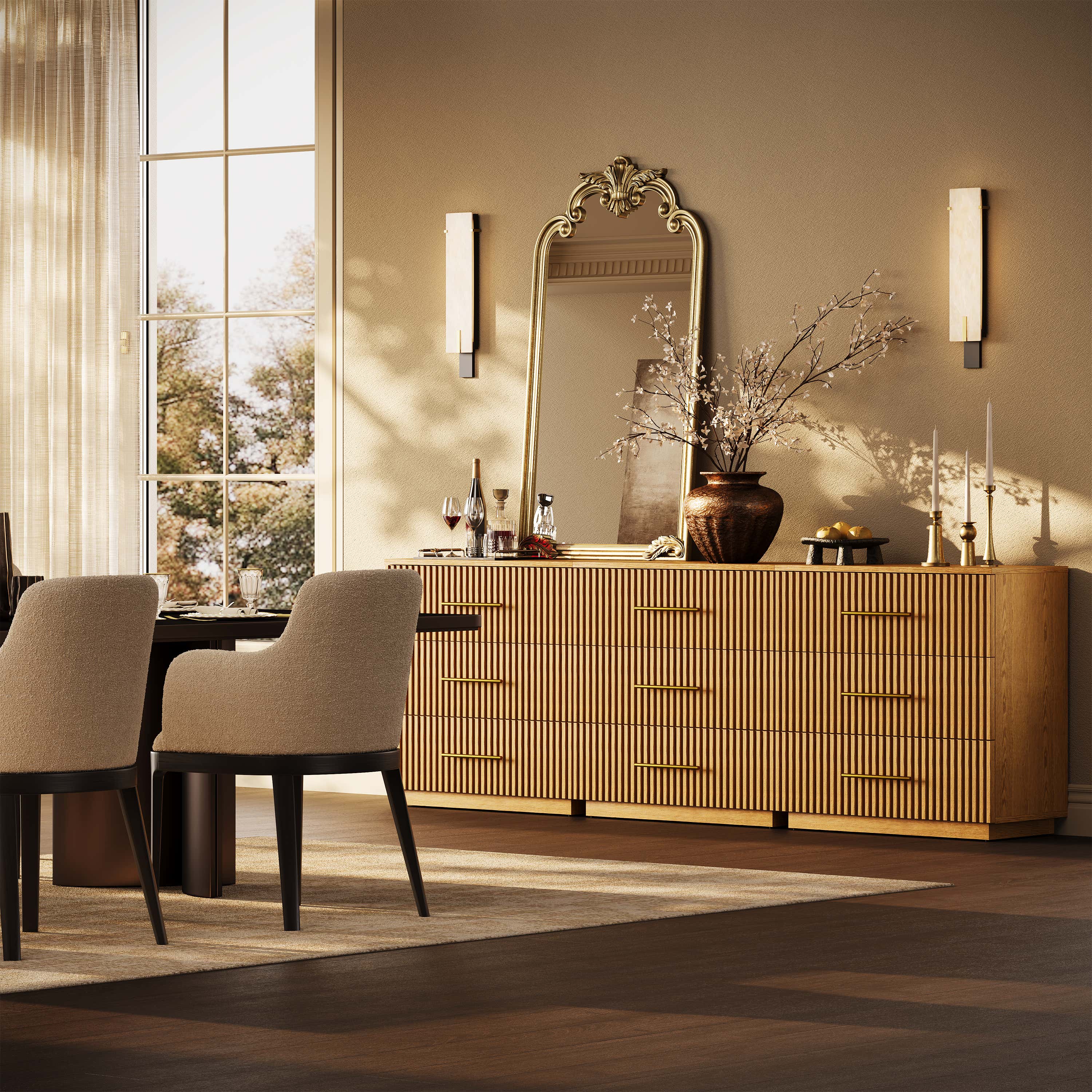 Holt 32" Oak Drawer Chest