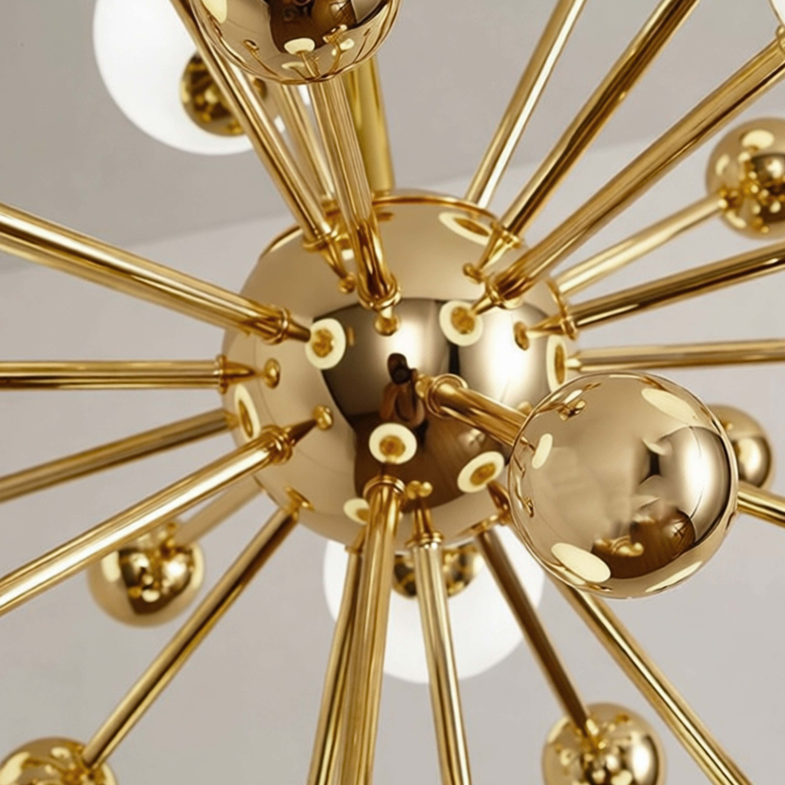 Asterion Glass Starburst Chandelier 39"D