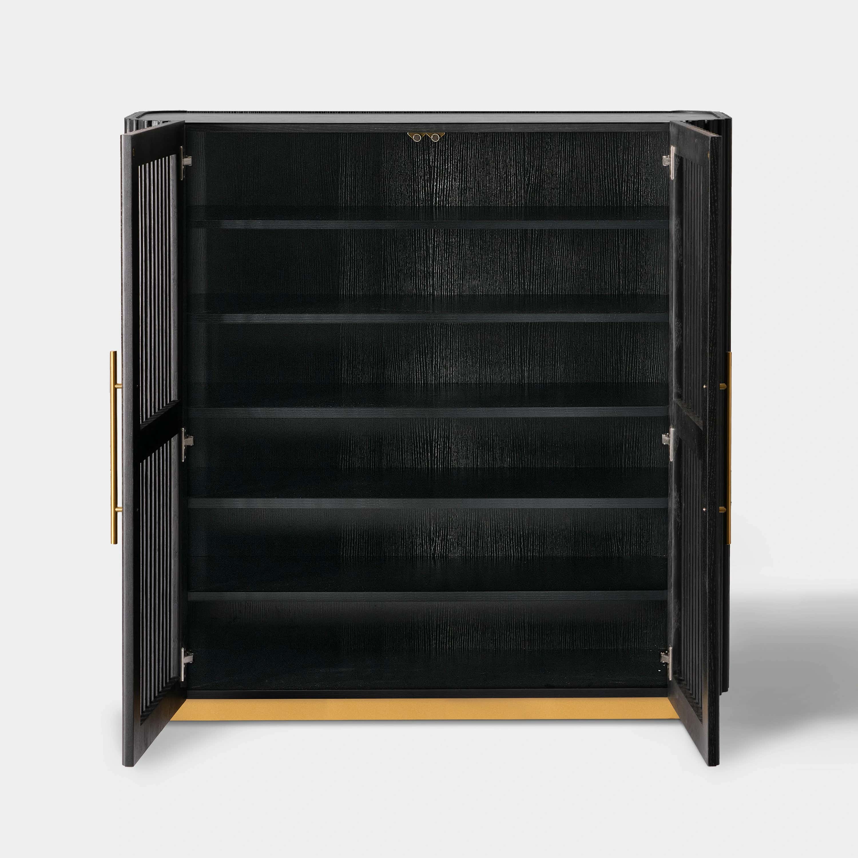 Holton 47"H Oak Storage Cabinet