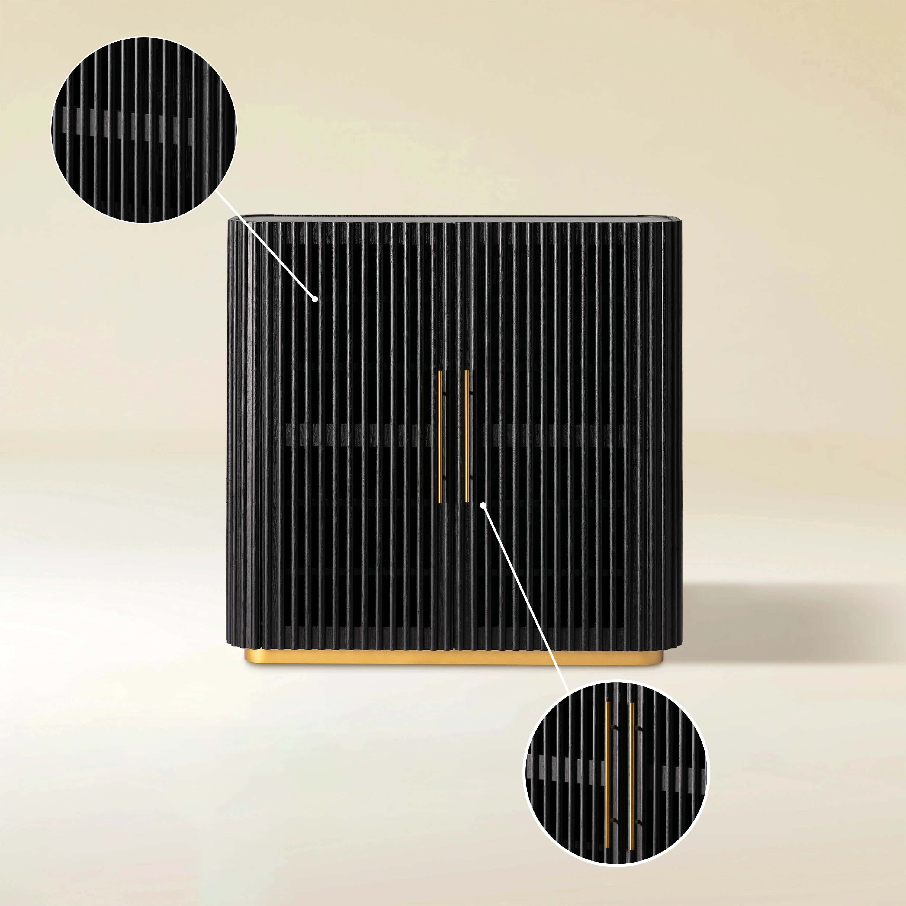 Holton 47"H Oak Storage Cabinet