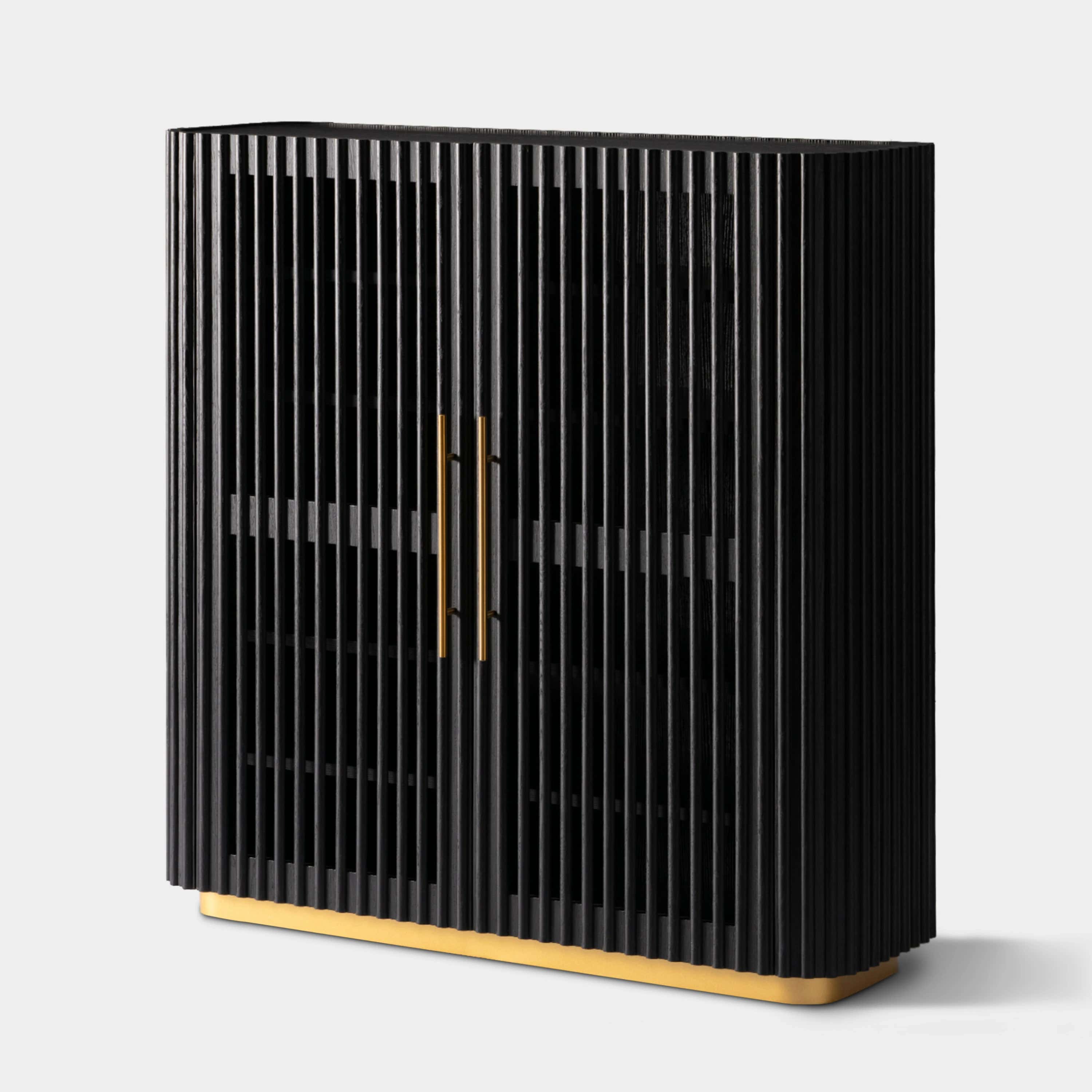 Holton 47"H Oak Storage Cabinet