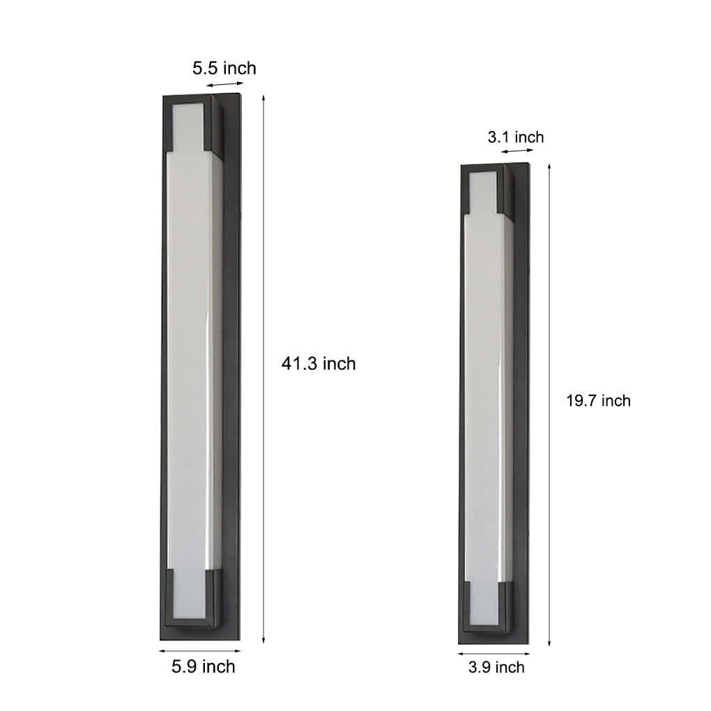 Cosmolume Rectangular Outdoor Wall Light