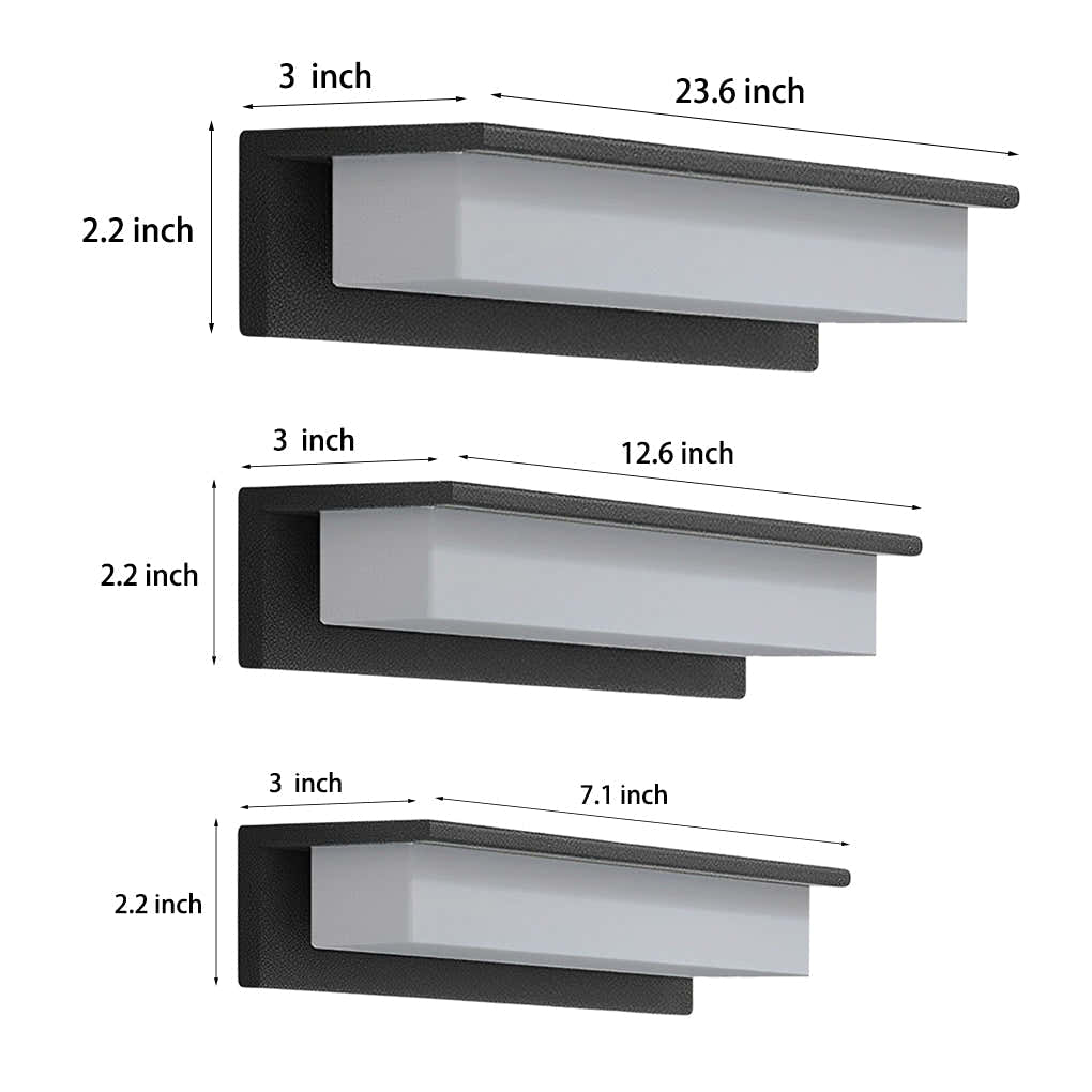Summital Rectangular Waterproof Outdoor Wall Light
