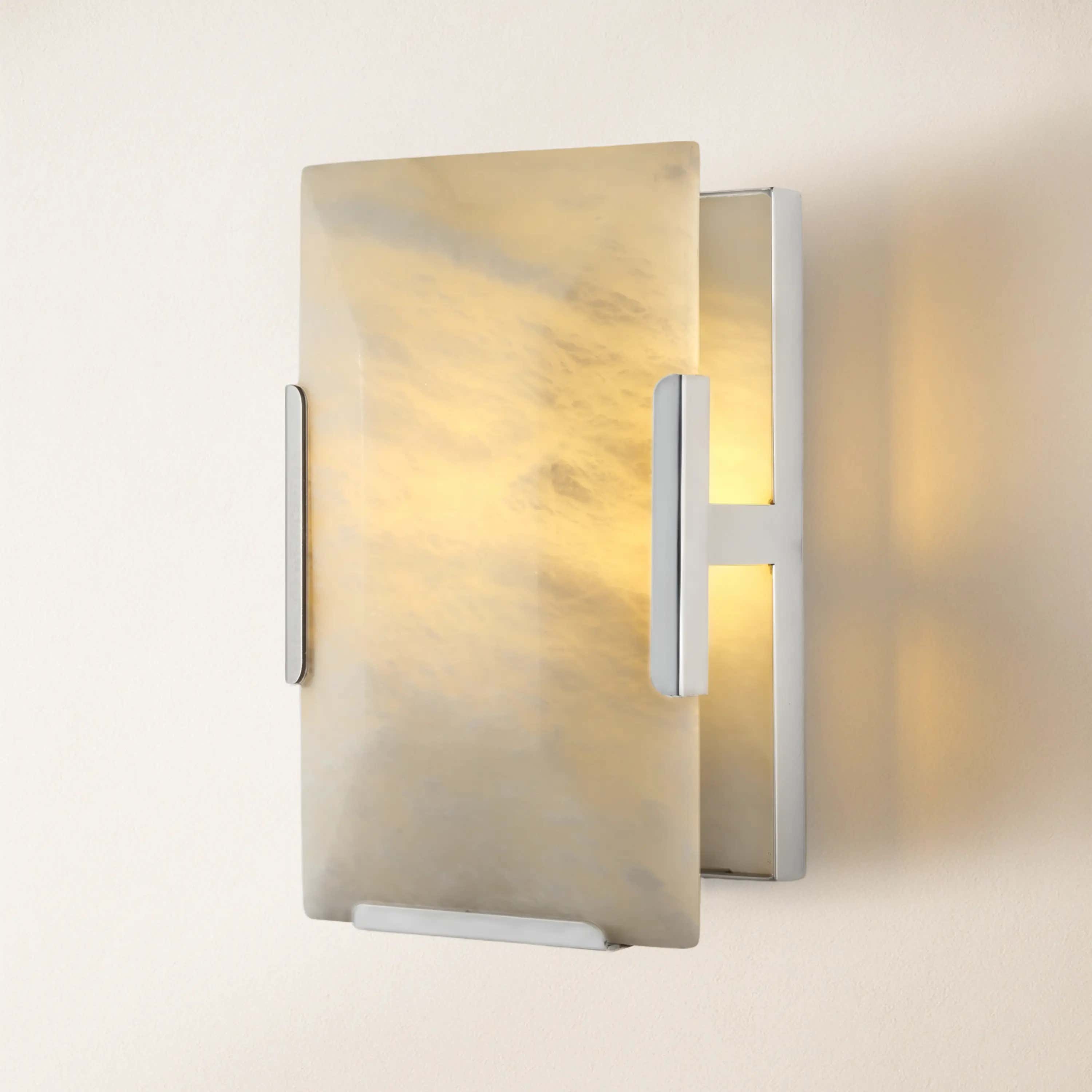 Maris Alabaster Wall Sconce 10"H