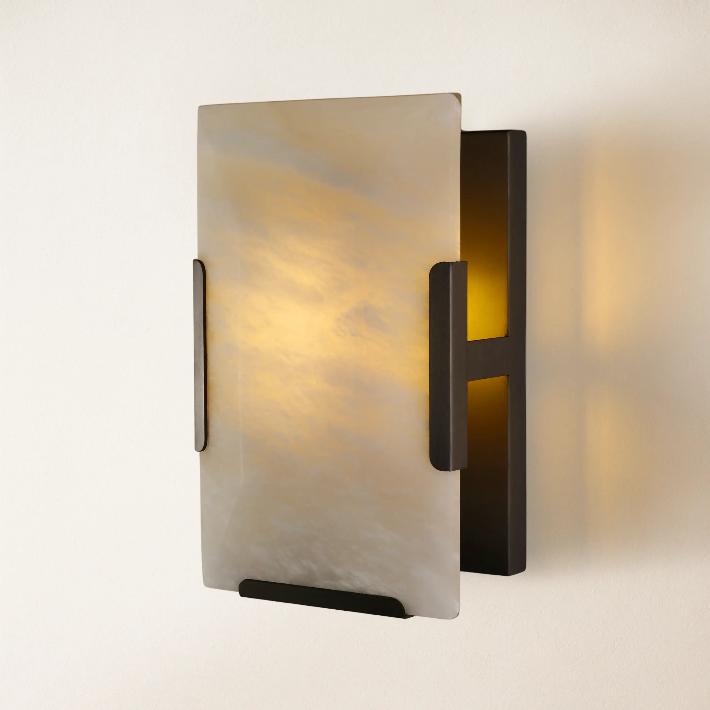 Maris Alabaster Wall Sconce 10"H