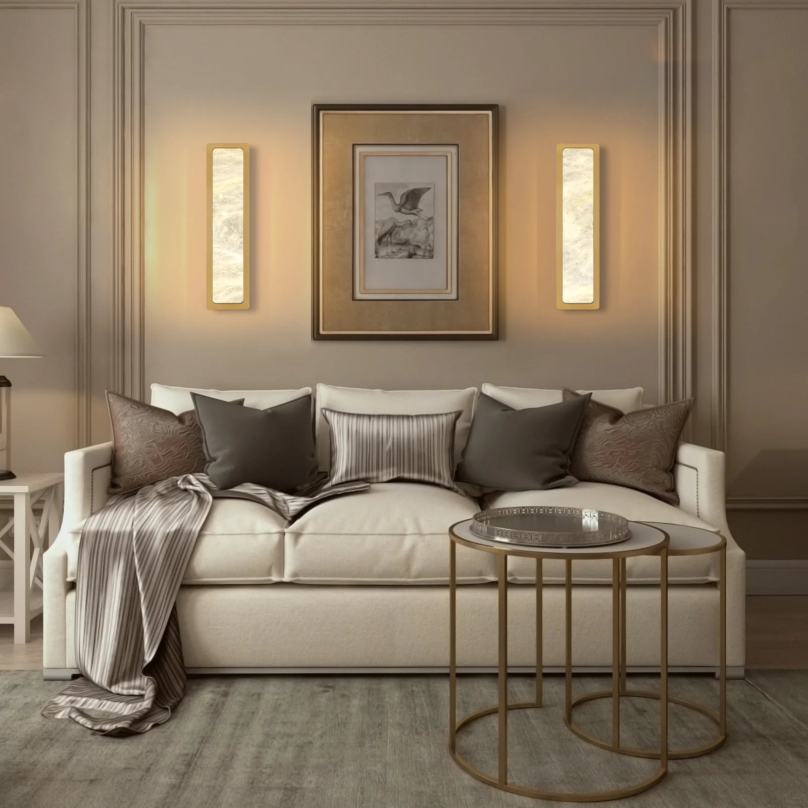 Mintreux Alabaster Wall Sconces 20"H