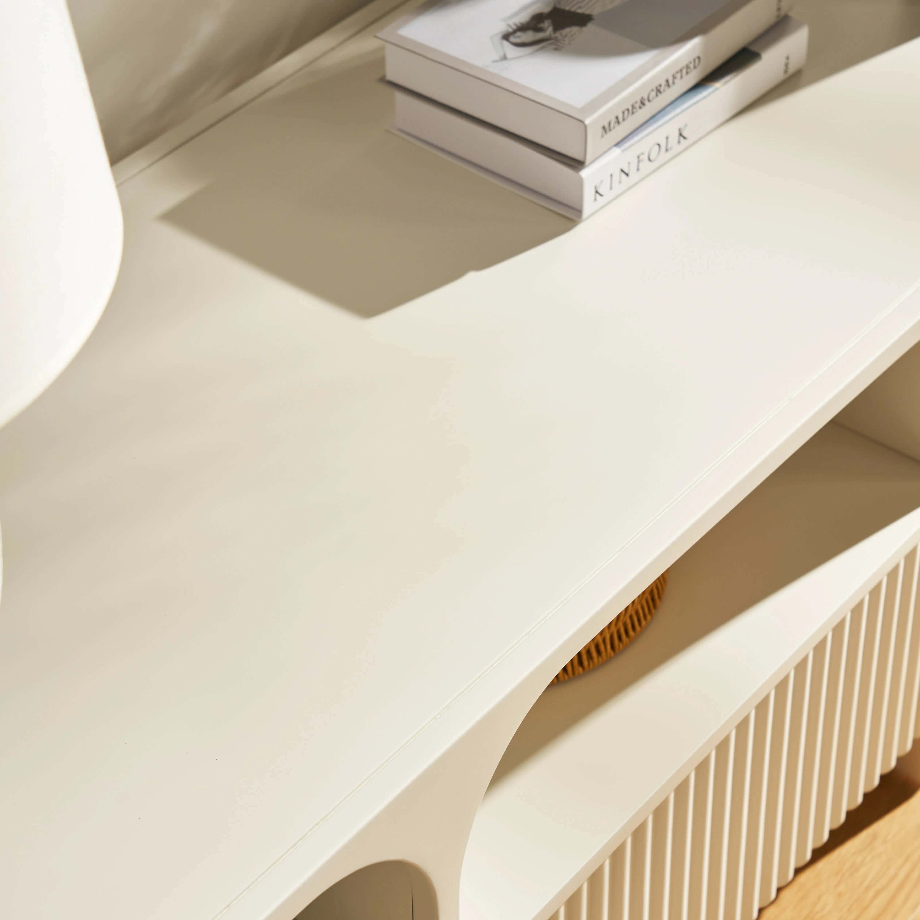 Naru Media Console and Coffee Table Set