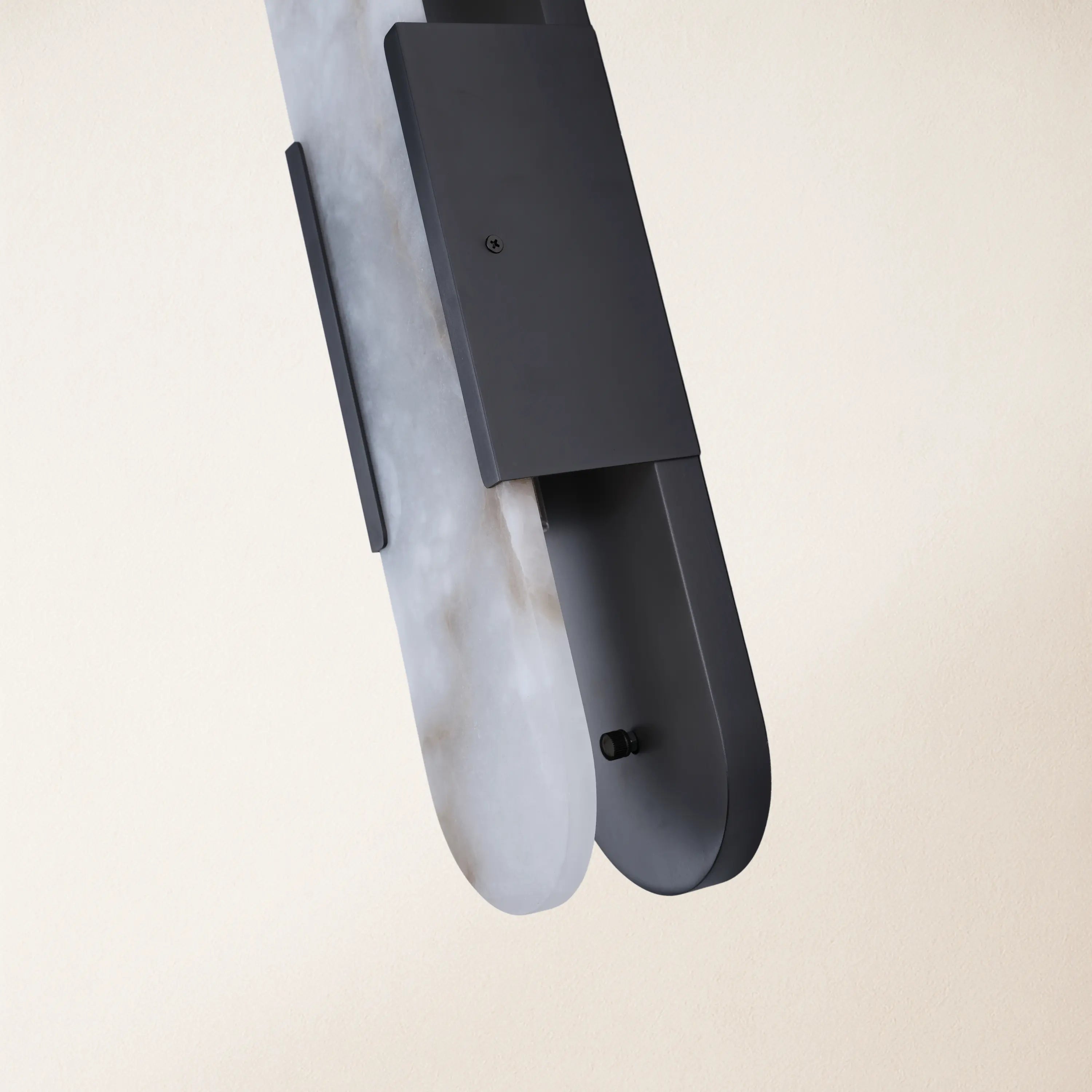 OpalEdge Alabaster Oval Wall Sconce 20"H