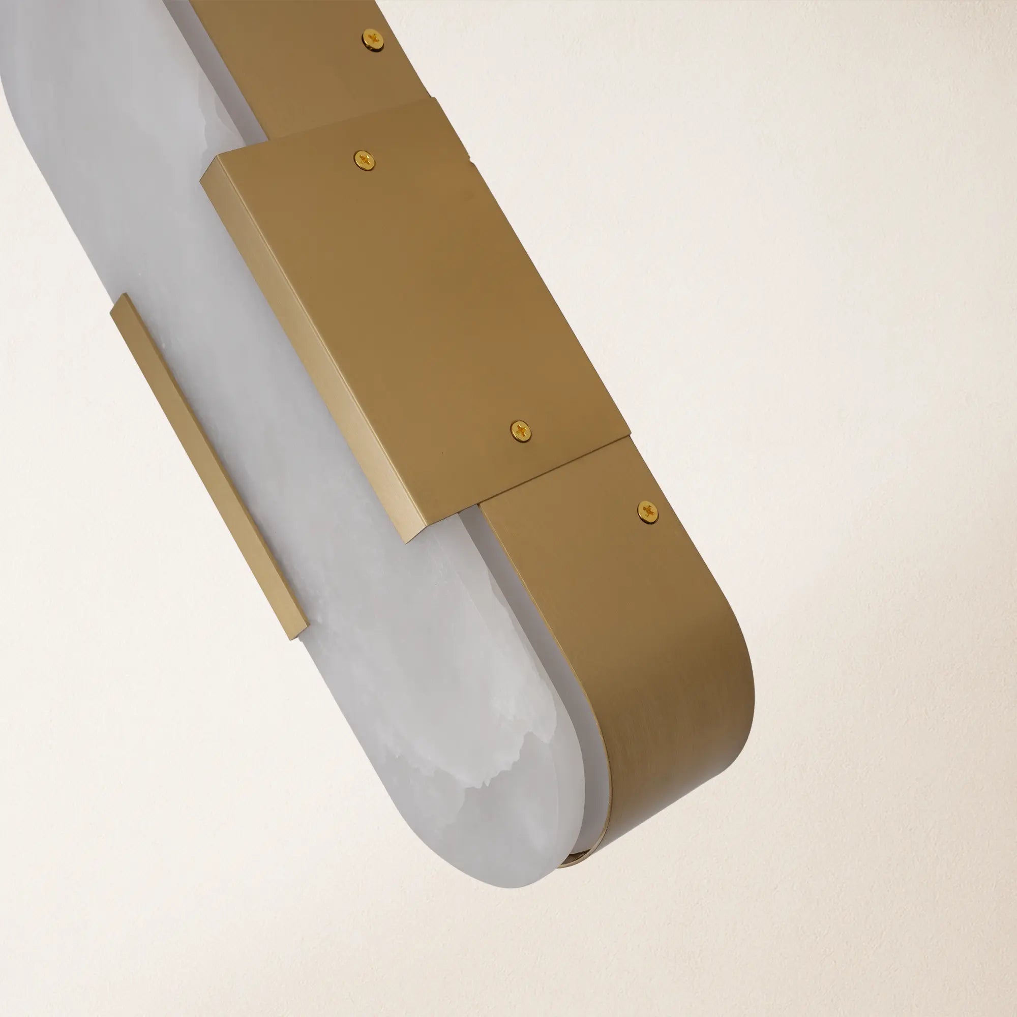 OpalEdge Alabaster Wall Sconce 14"H