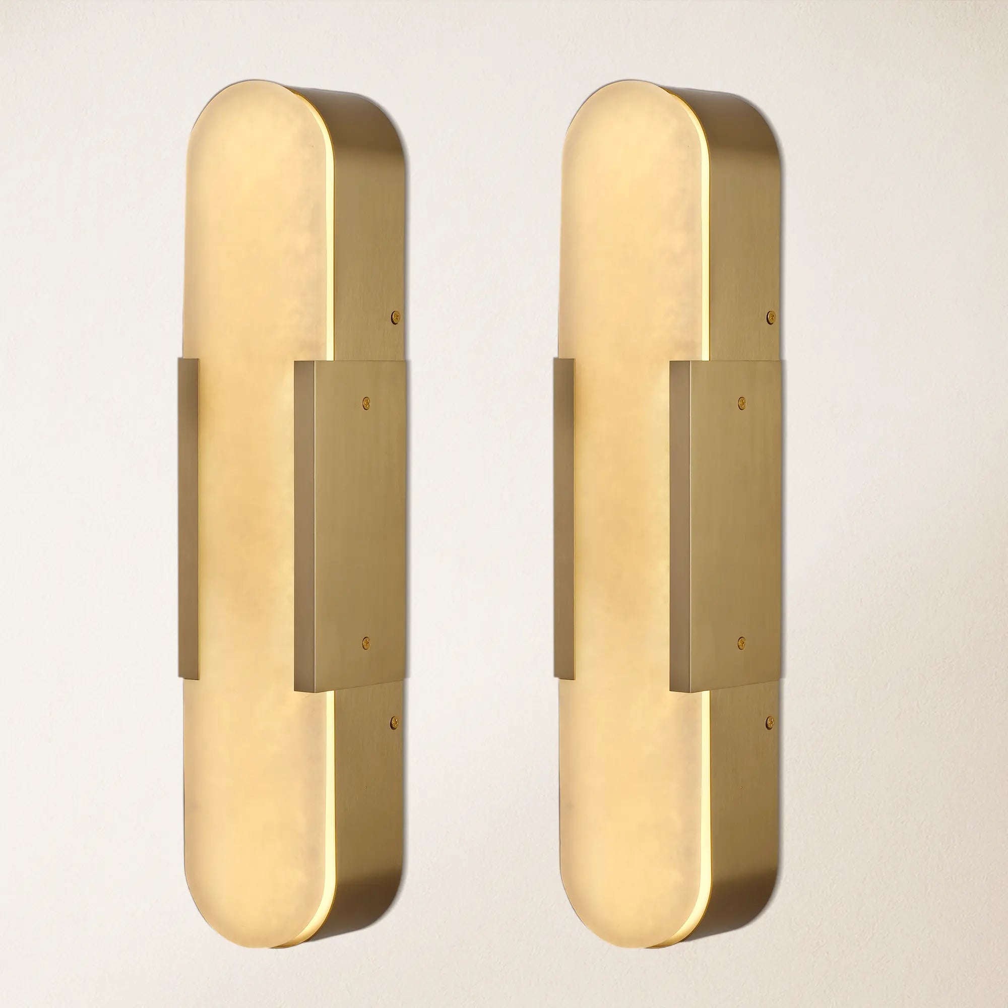 OpalEdge Alabaster Wall Sconce 20"H