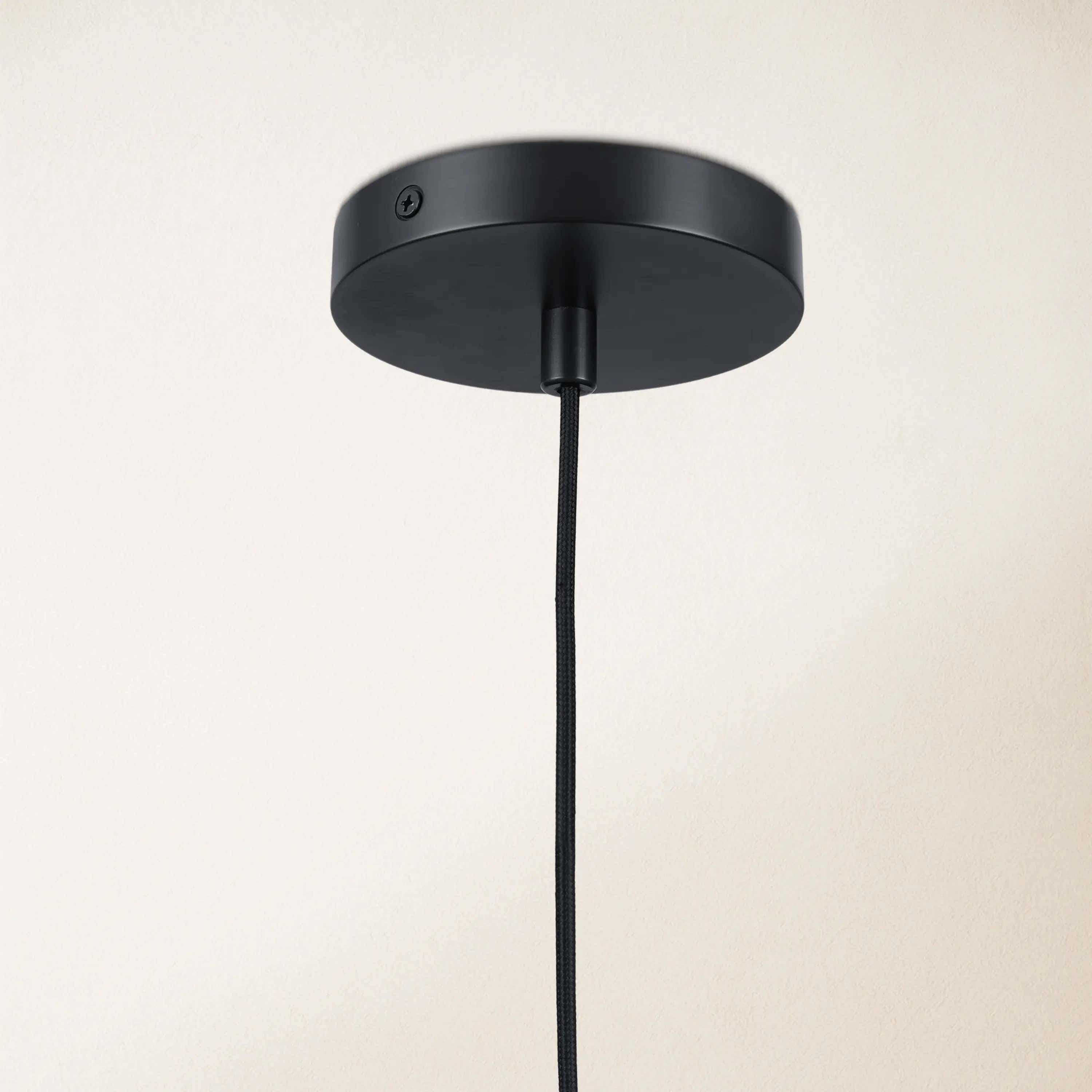 Cylora Glass Tube Pendant 4"H