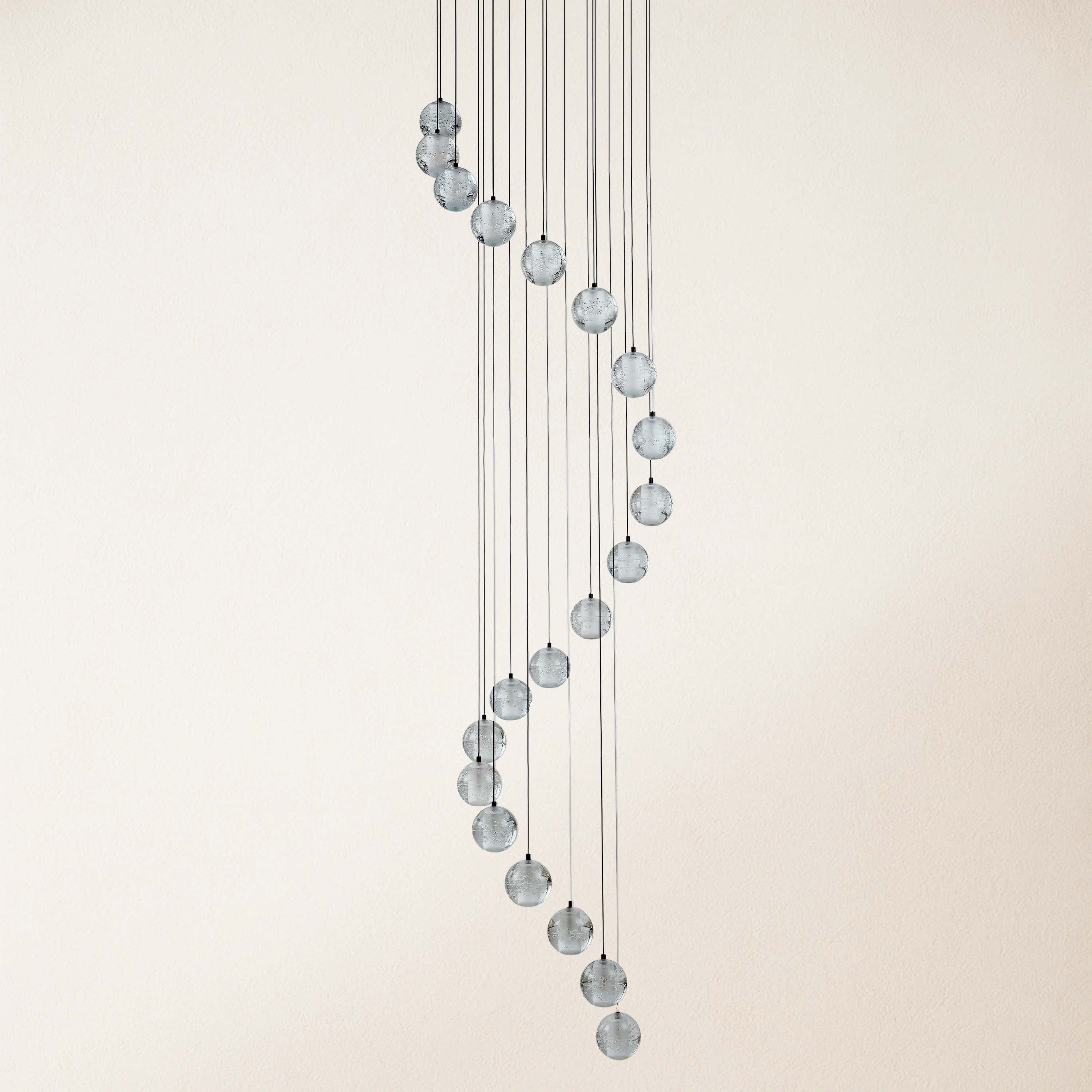 Pearl Ball Ceiling Round Chandelier 26"D