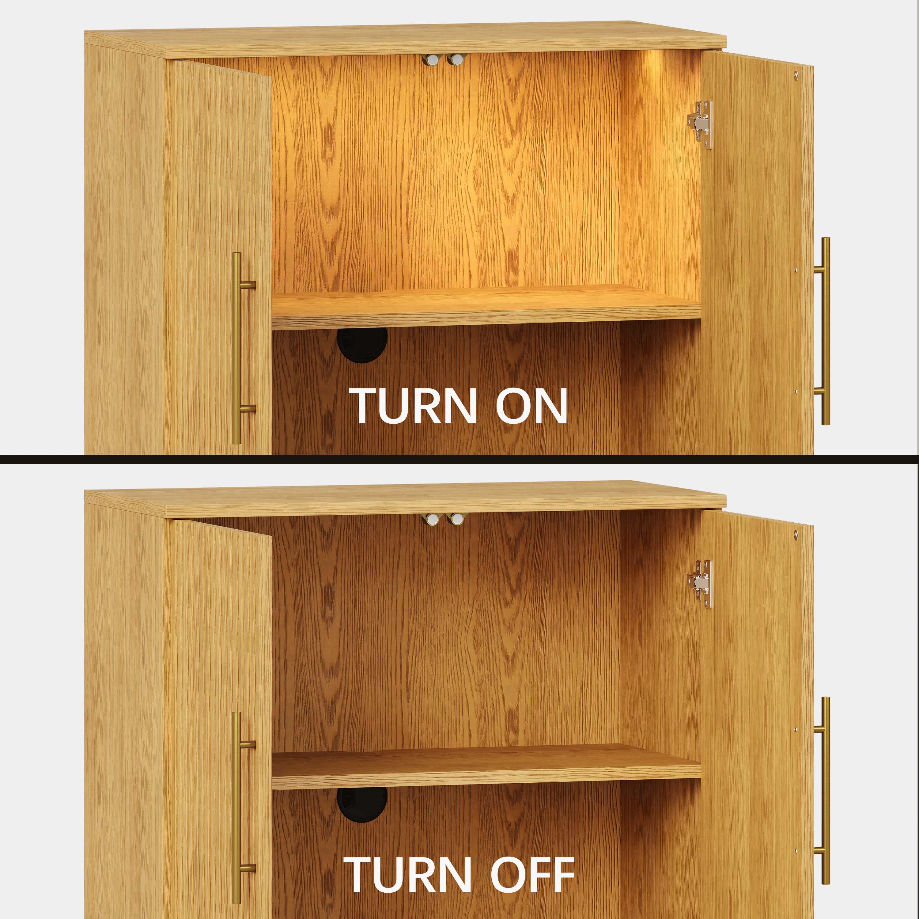 Holt Oak Modular Media Console (Set of 3)