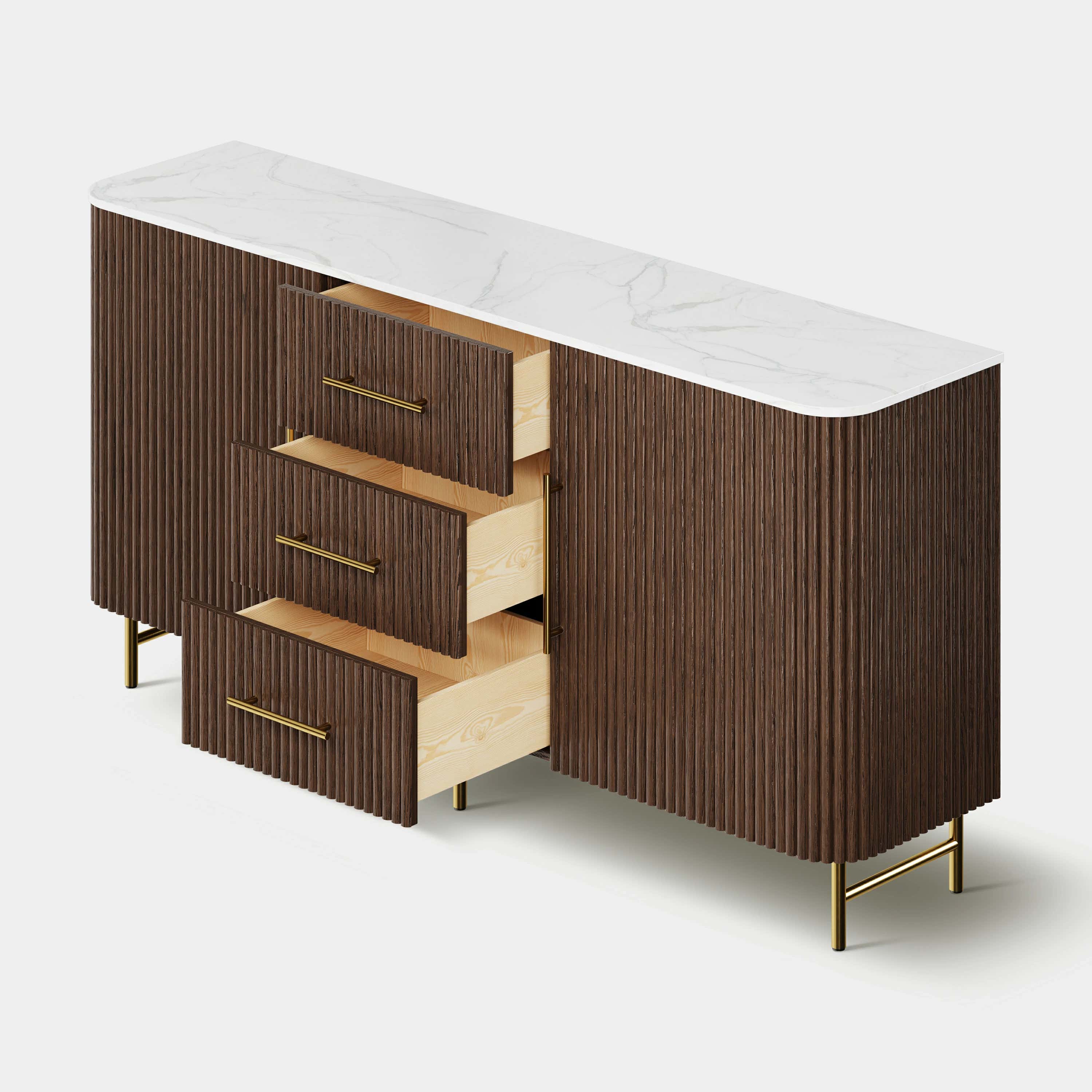 Riley Oak Sideboard 67"W