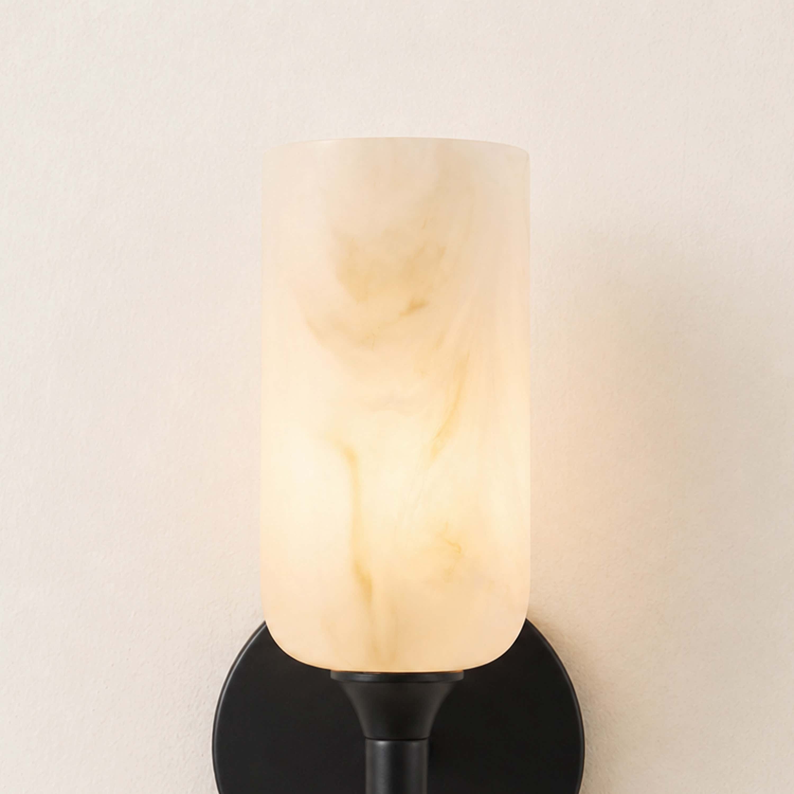 Axis Resin Alabaster Texture Wall Sconce 14"H