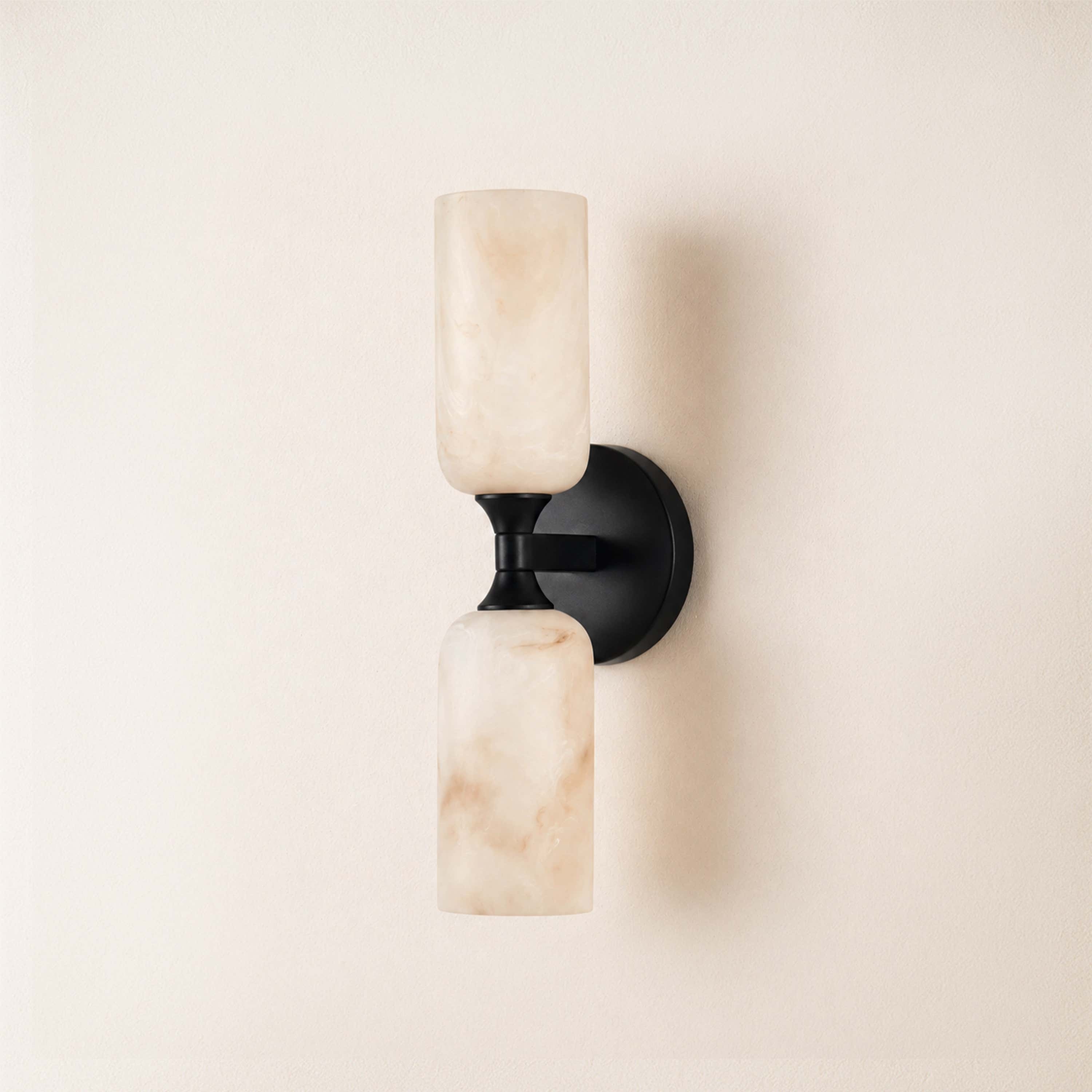 Axis Resin Alabaster Texture Wall Sconce 14"H