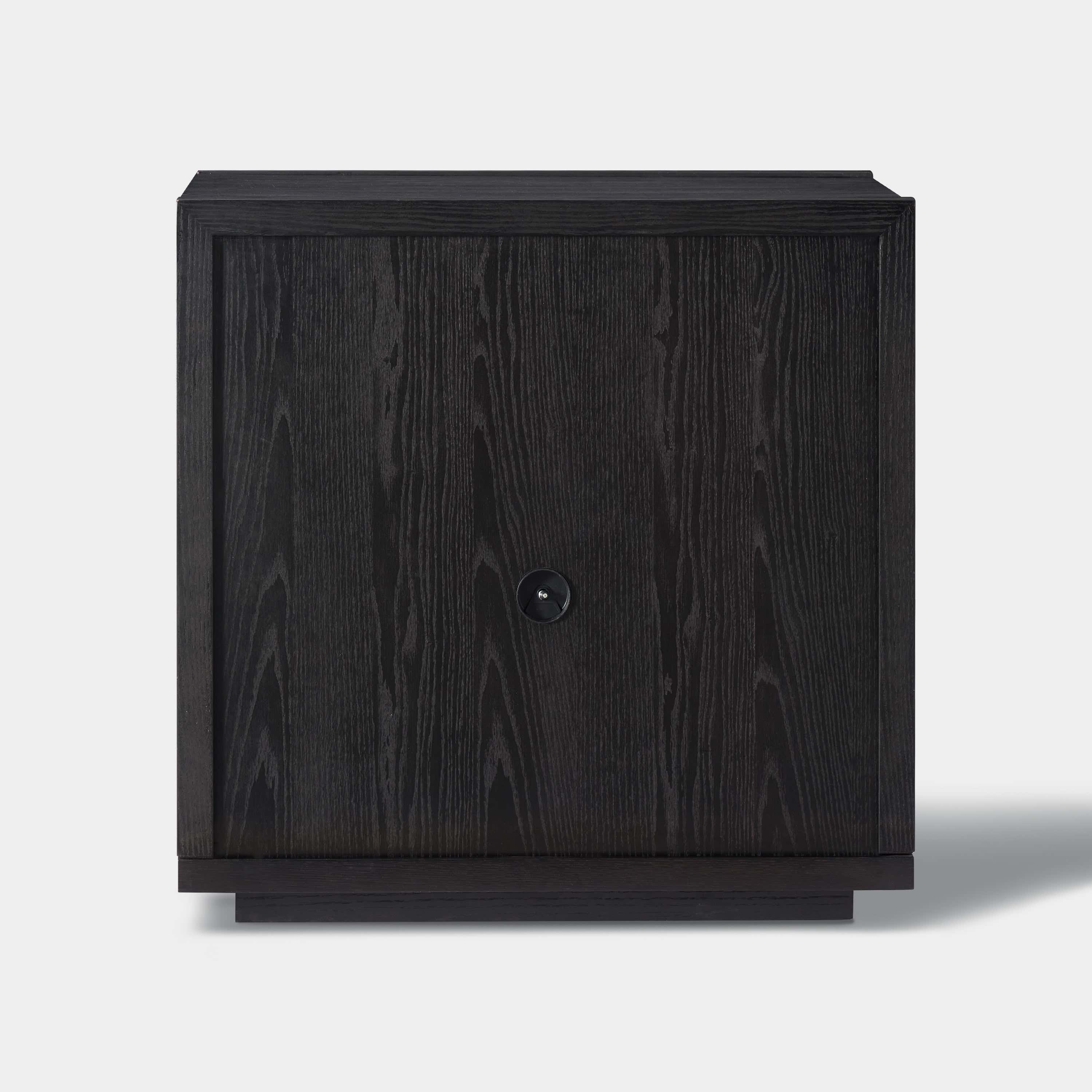Alvar Arched 32″ Oak Storage Cabinet
